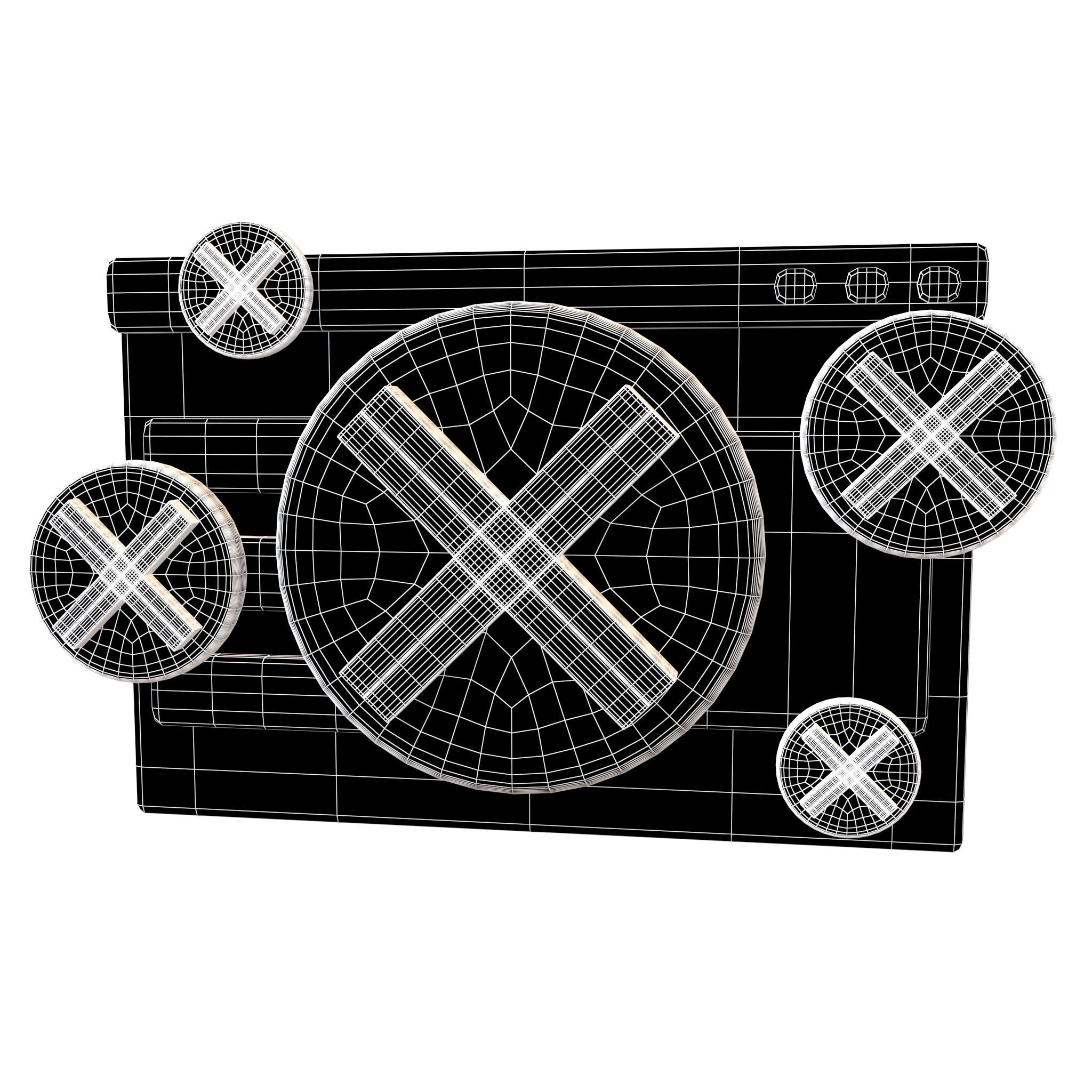 Malicious Website Icon v3 001 Low-poly 3D model_4