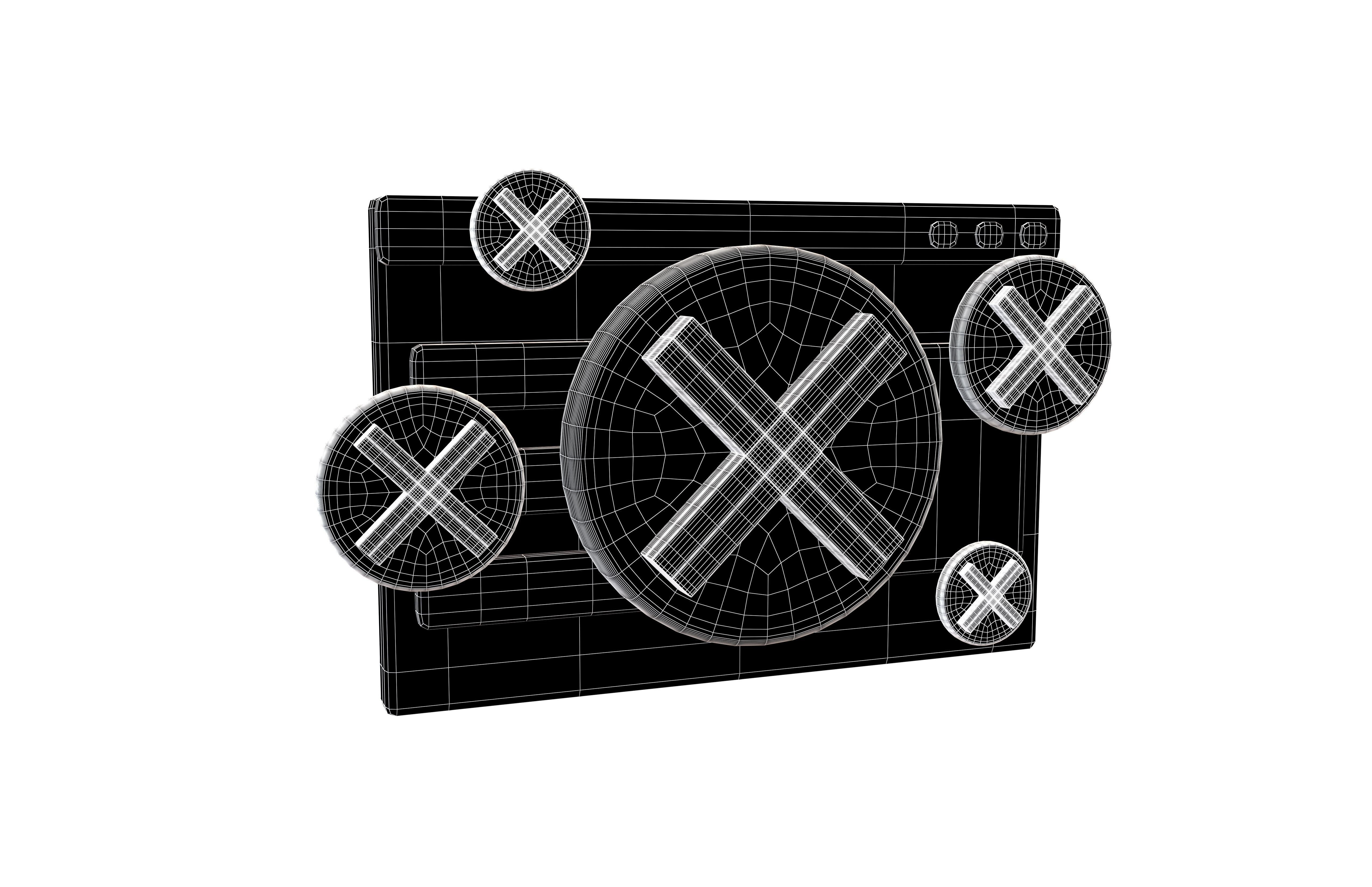 Malicious Website Icon v3 002 Low-poly 3D model_5