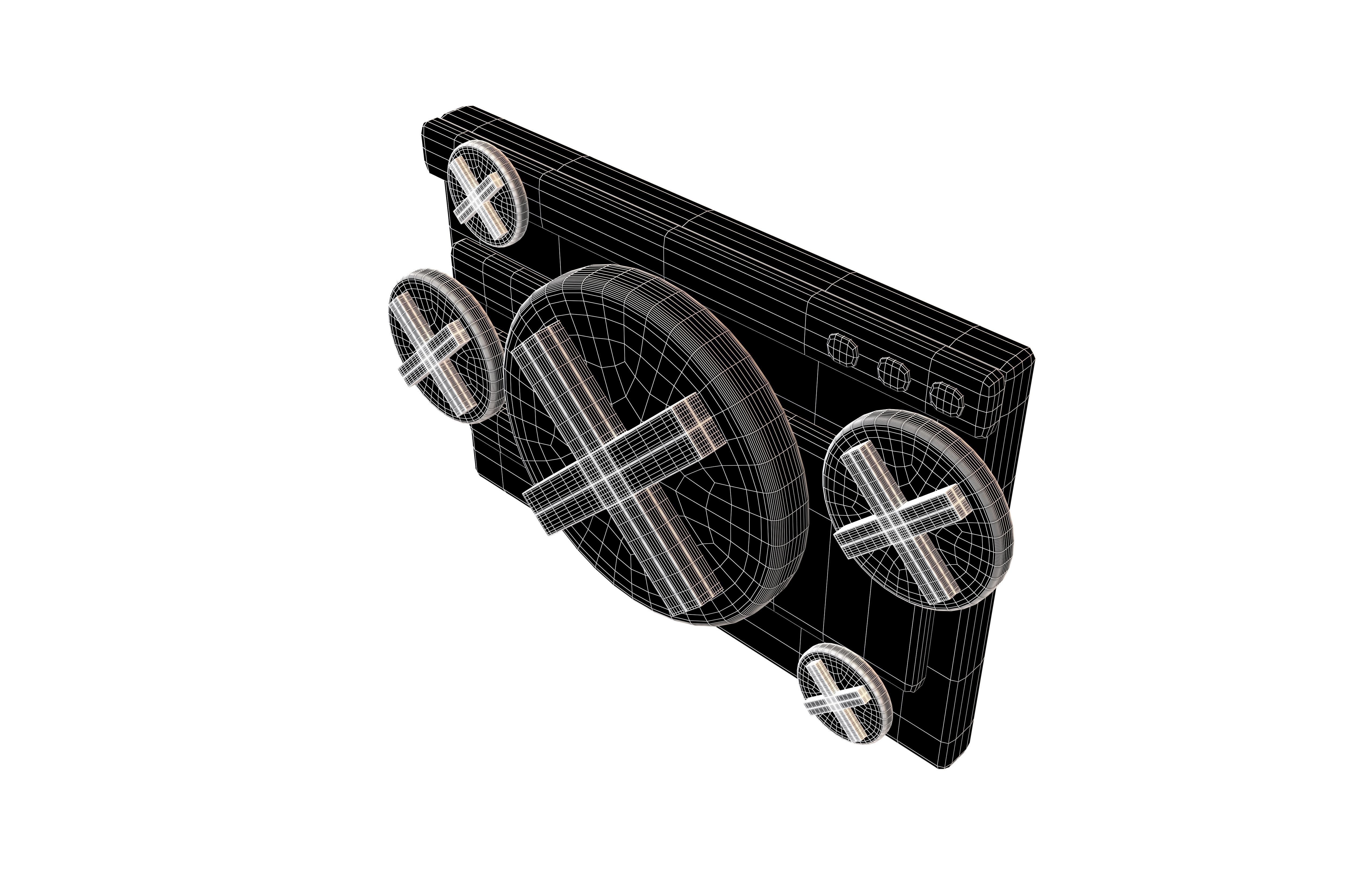 Malicious Website Icon v3 002 Low-poly 3D model_6