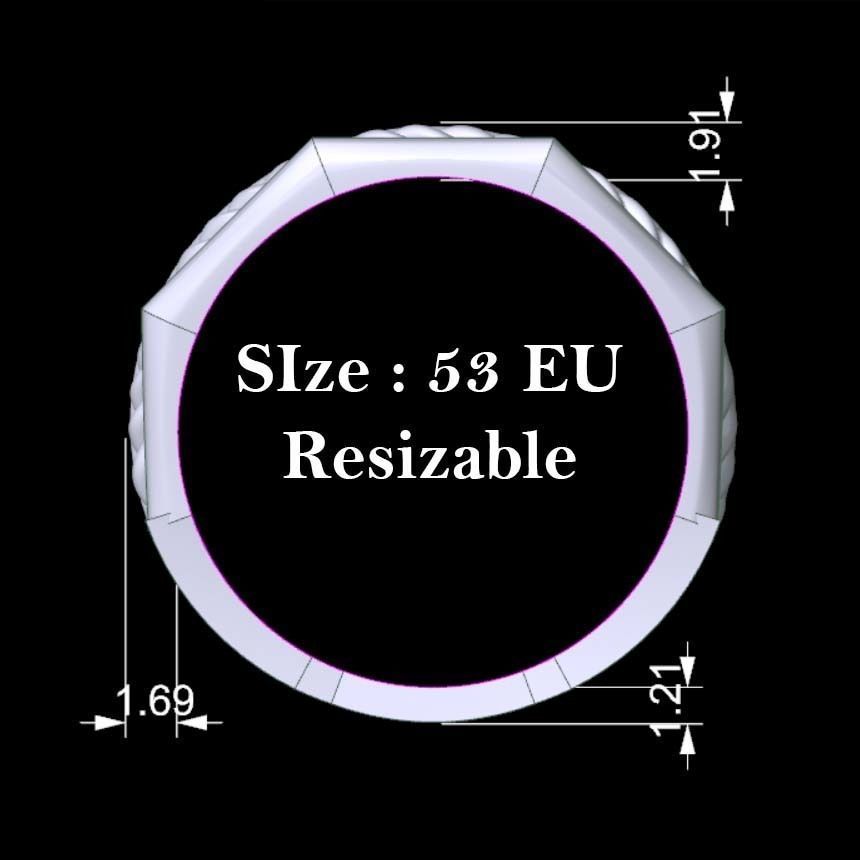 Portofino Ring 3D print model_5