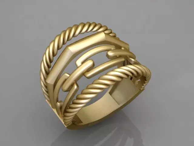 Portofino Ring 3D print model_0