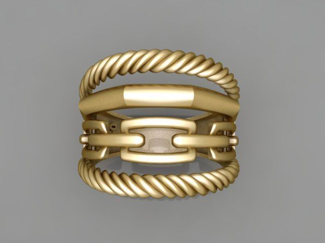 Portofino Ring 3D print model_1
