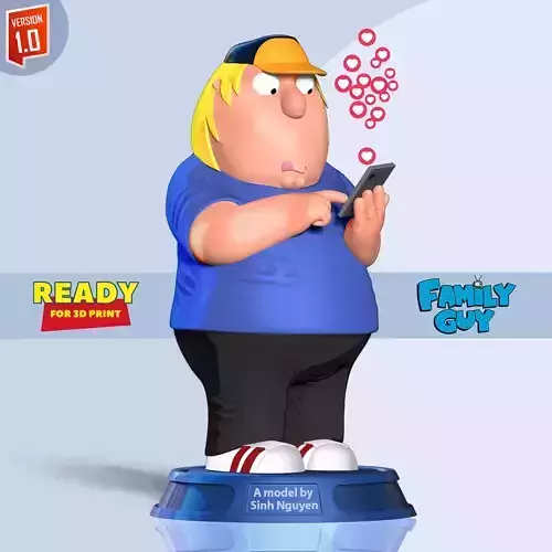 Chris Griffin - Family Guy Fanart 3D print model