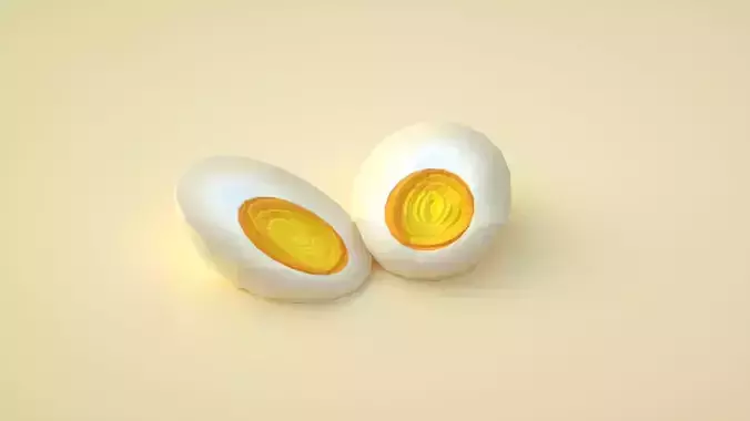 egg yolk half egg runny egg