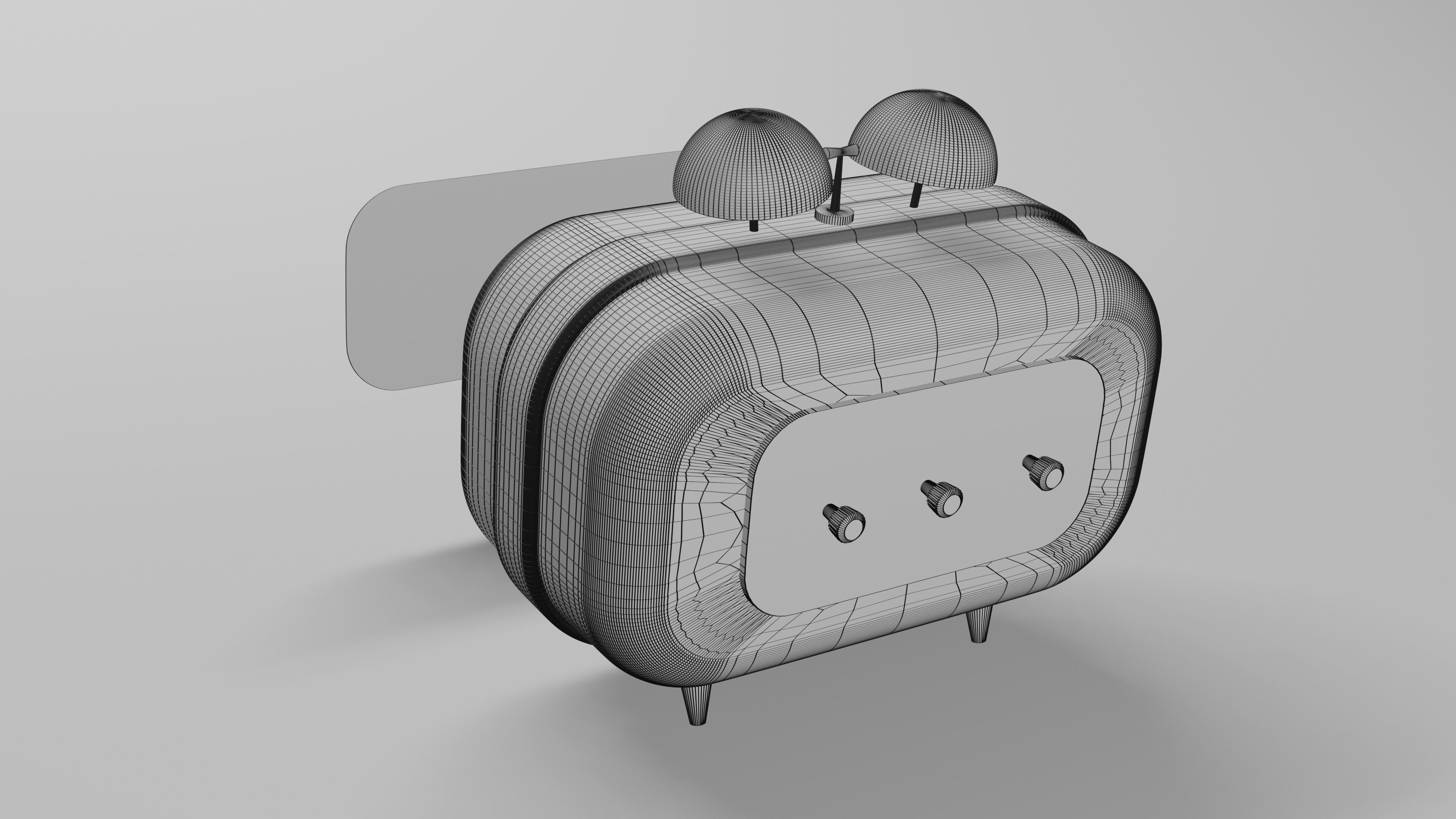 Alarm Clock 3D model_6