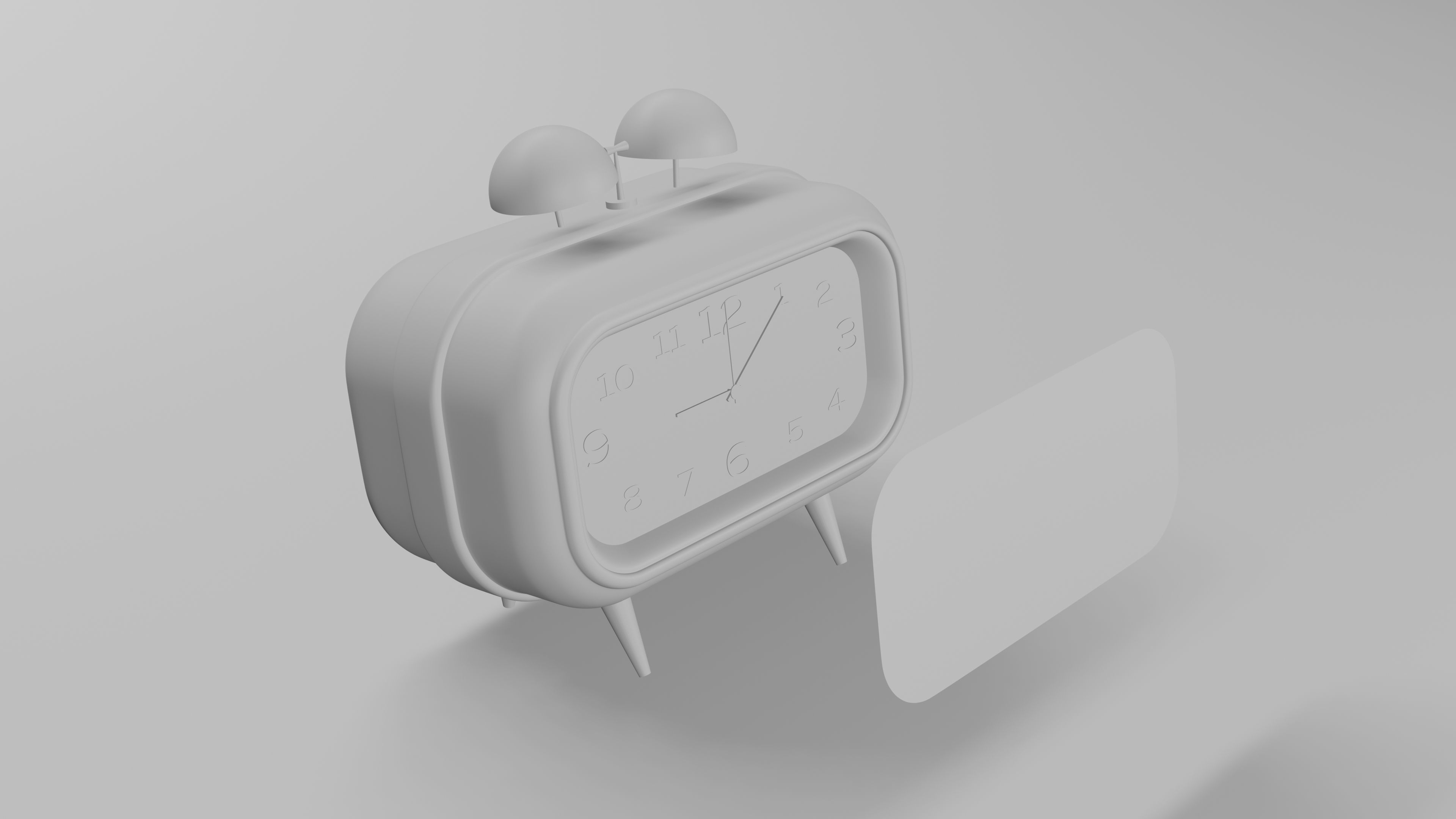 Alarm Clock 3D model_4