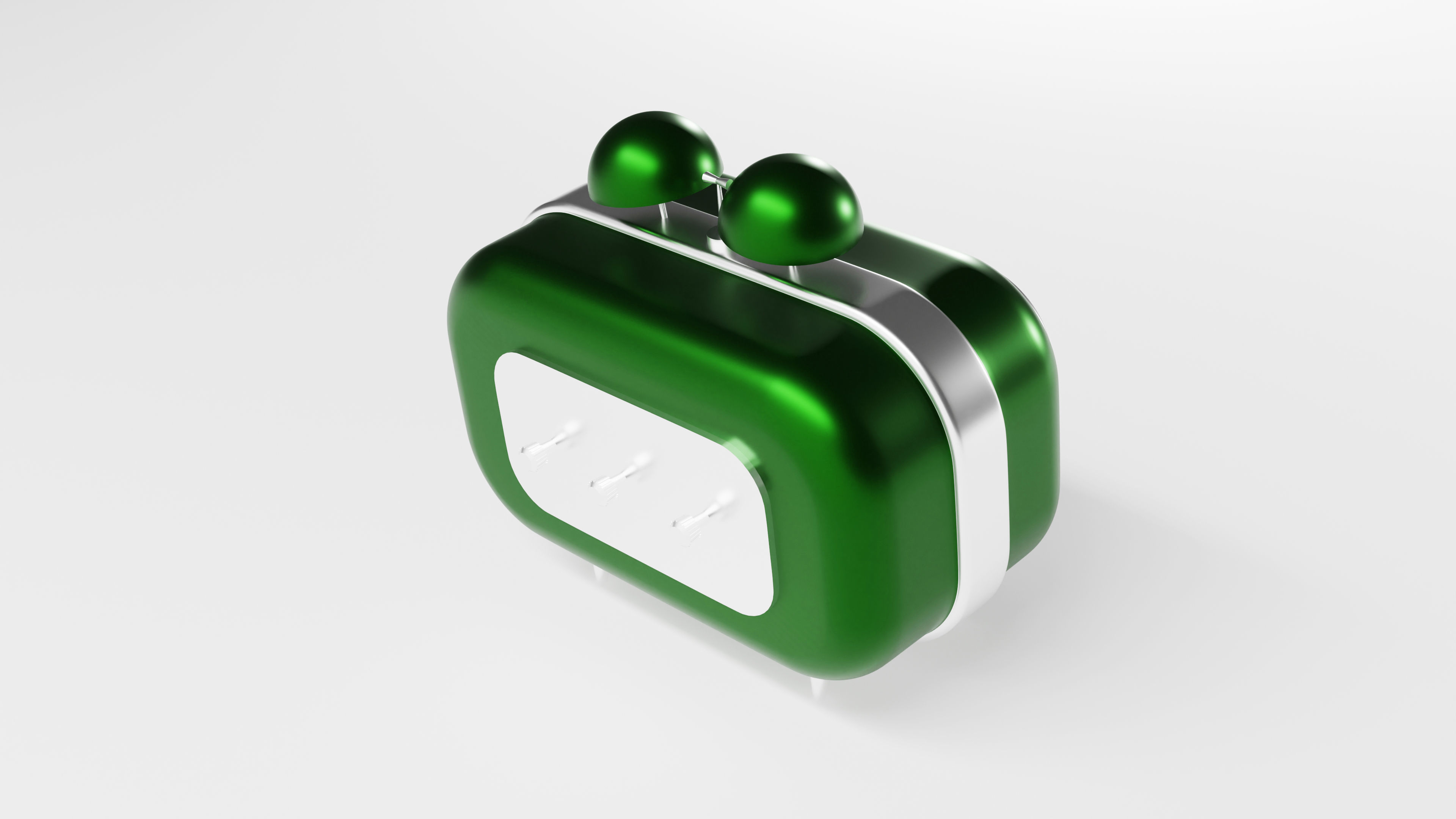 Alarm Clock 3D model_2