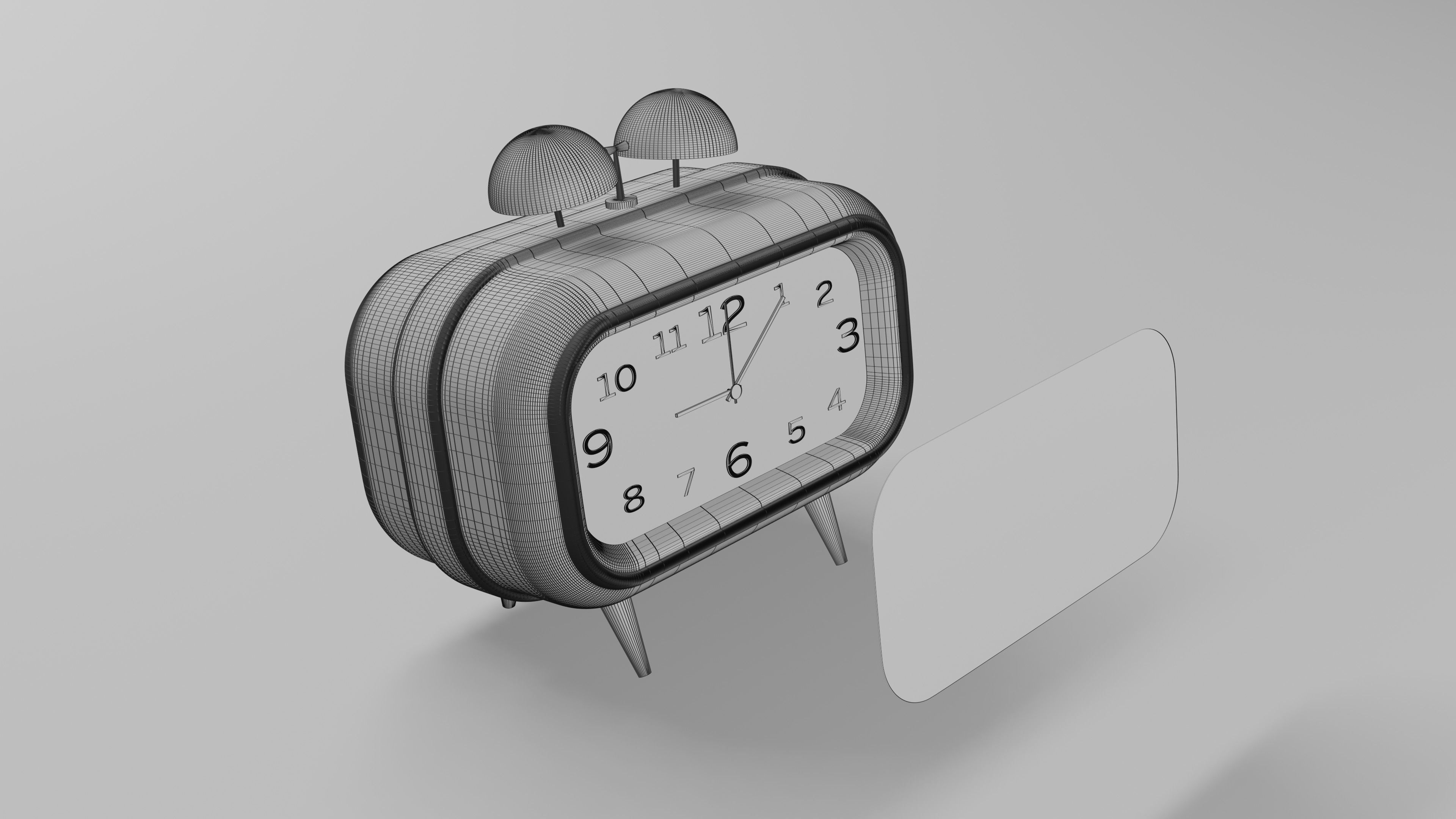 Alarm Clock 3D model_5
