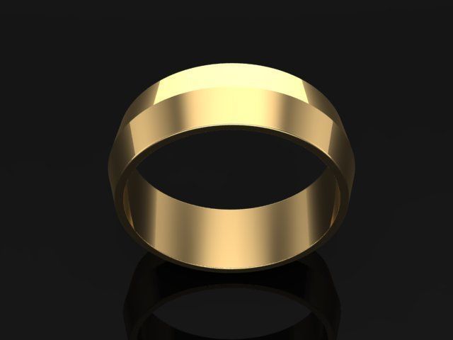 Engagement Ring 3D print model_1