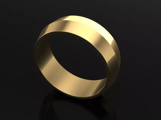 Engagement Ring 3D print model_0