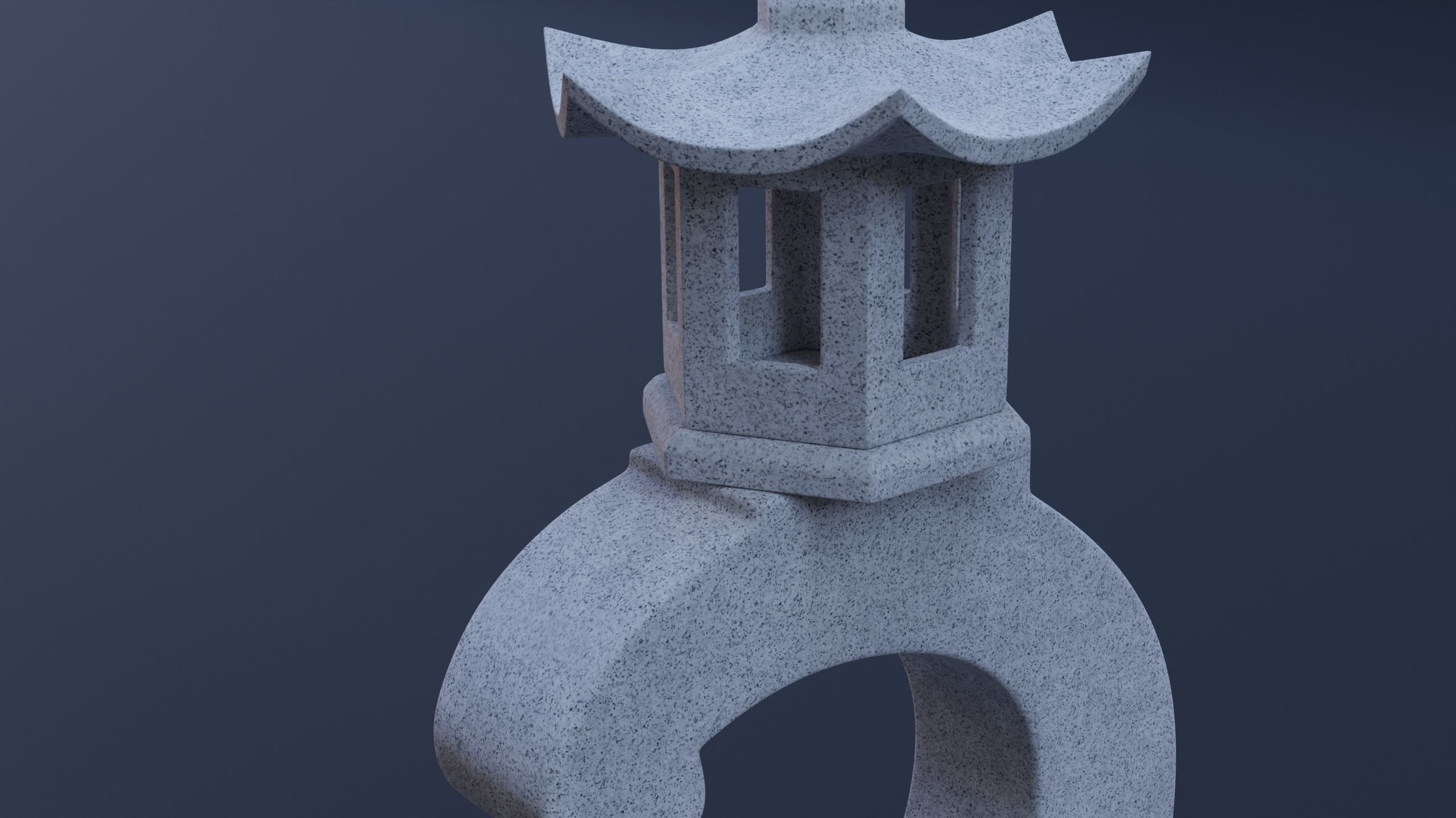 Japanese Lantern 3 3D model_13