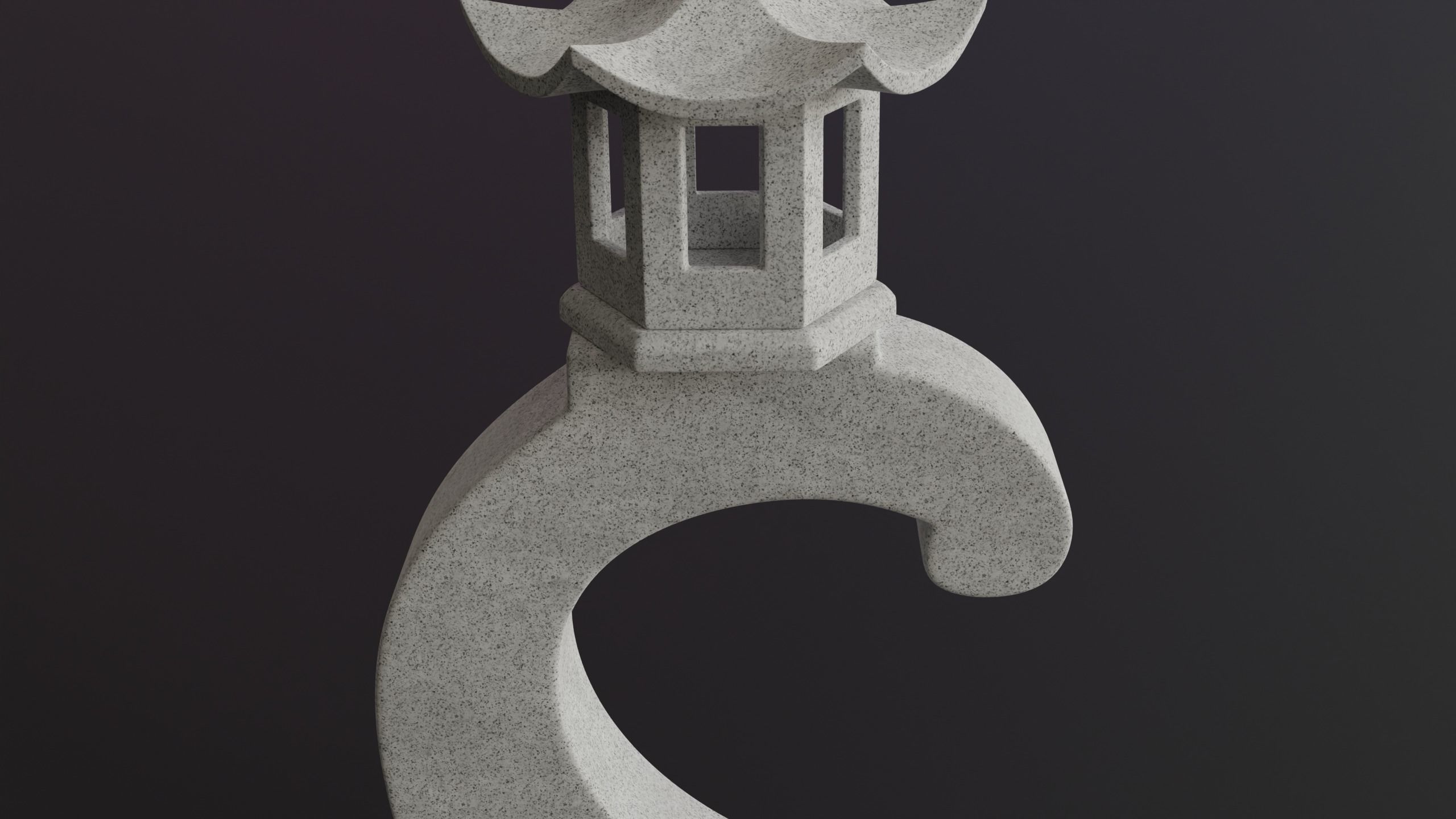 Japanese Lantern 3 3D model_11