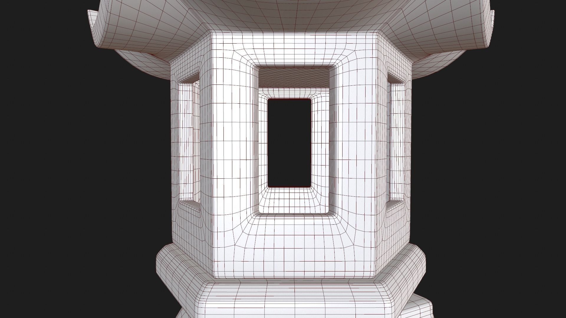 Japanese Lantern 3 3D model_20