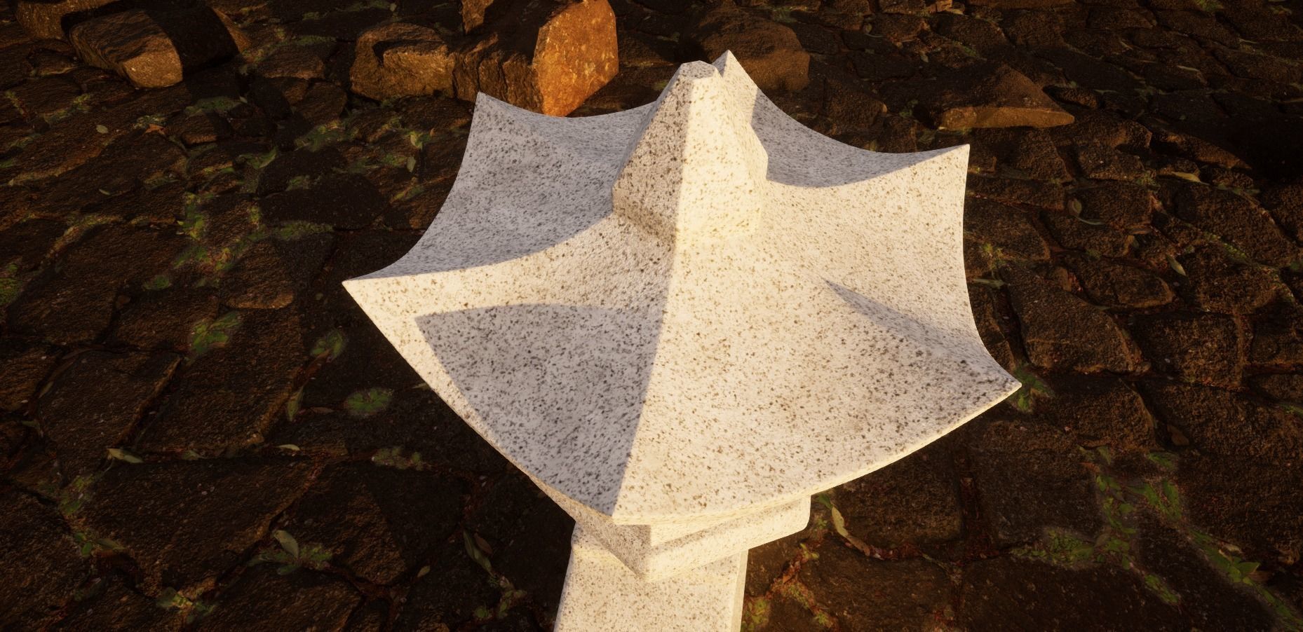 Japanese Lantern 3 3D model_10