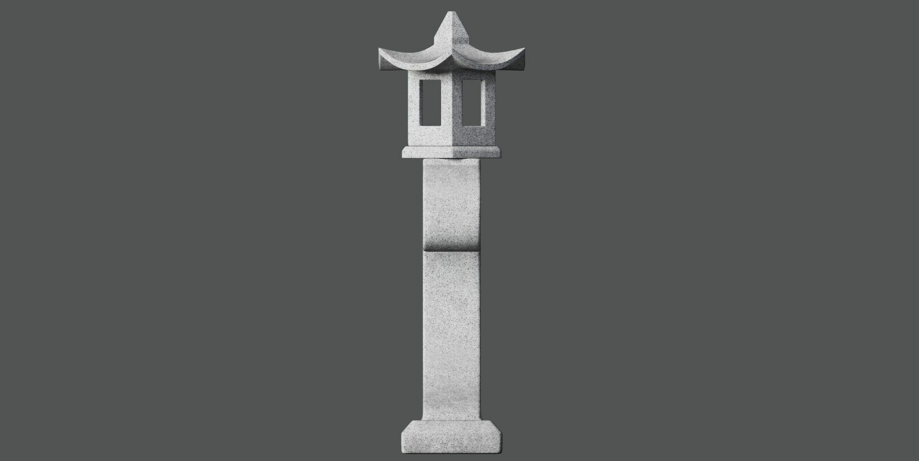 Japanese Lantern 3 3D model_15