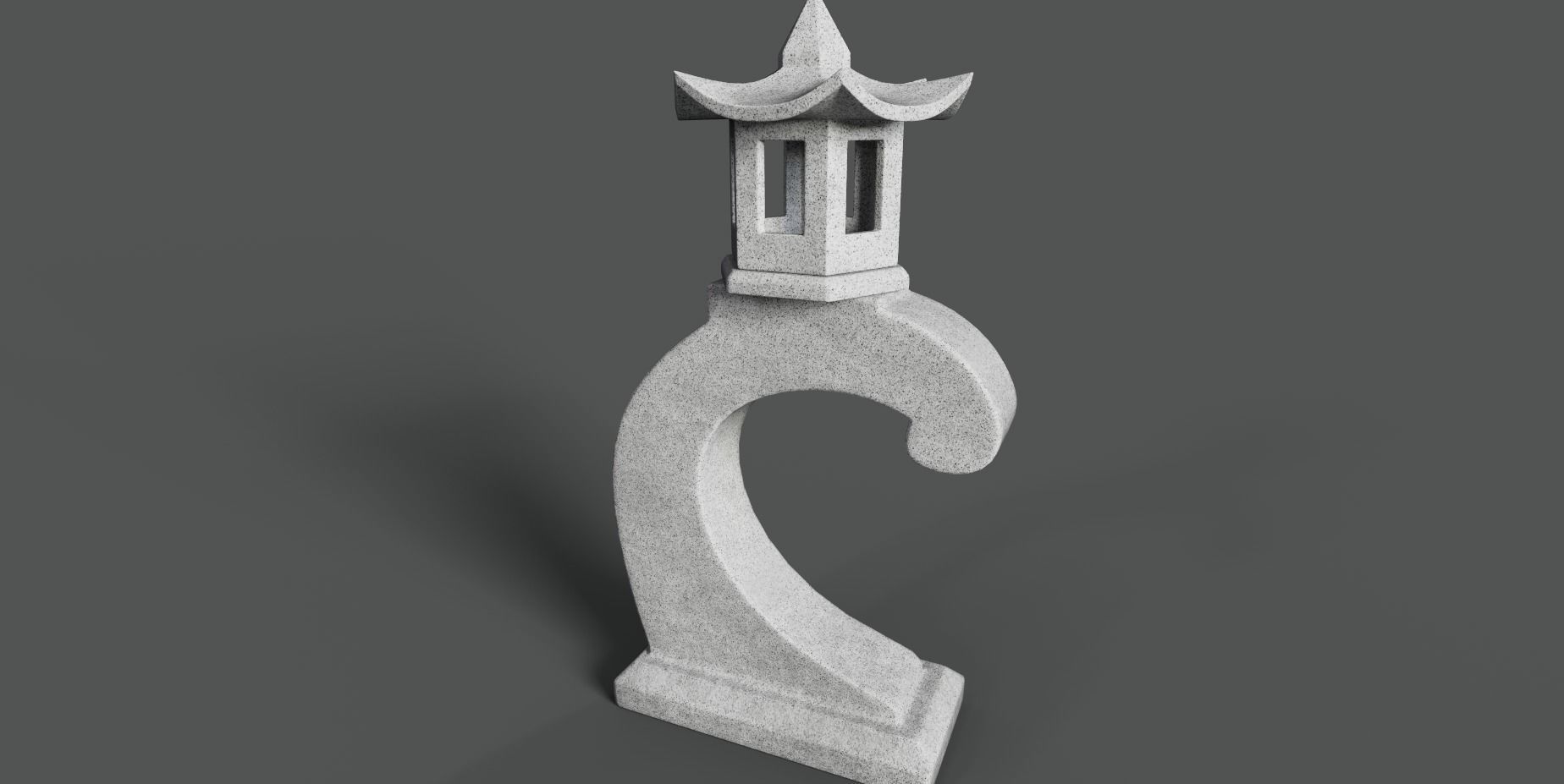 Japanese Lantern 3 3D model_14