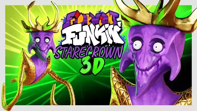Starecrown Friday Nigth Funkin 3D print model