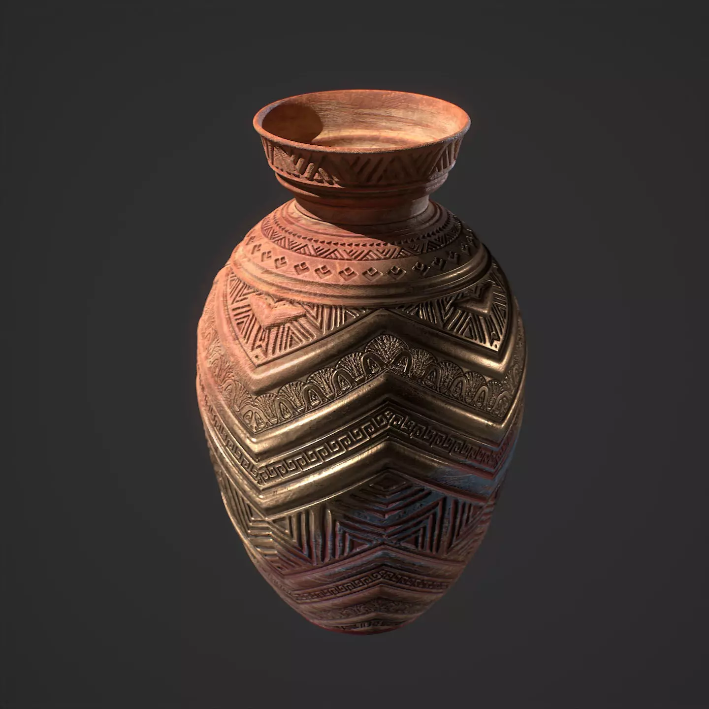 Ancient Egypt Antiquities Low-poly 3D model_0