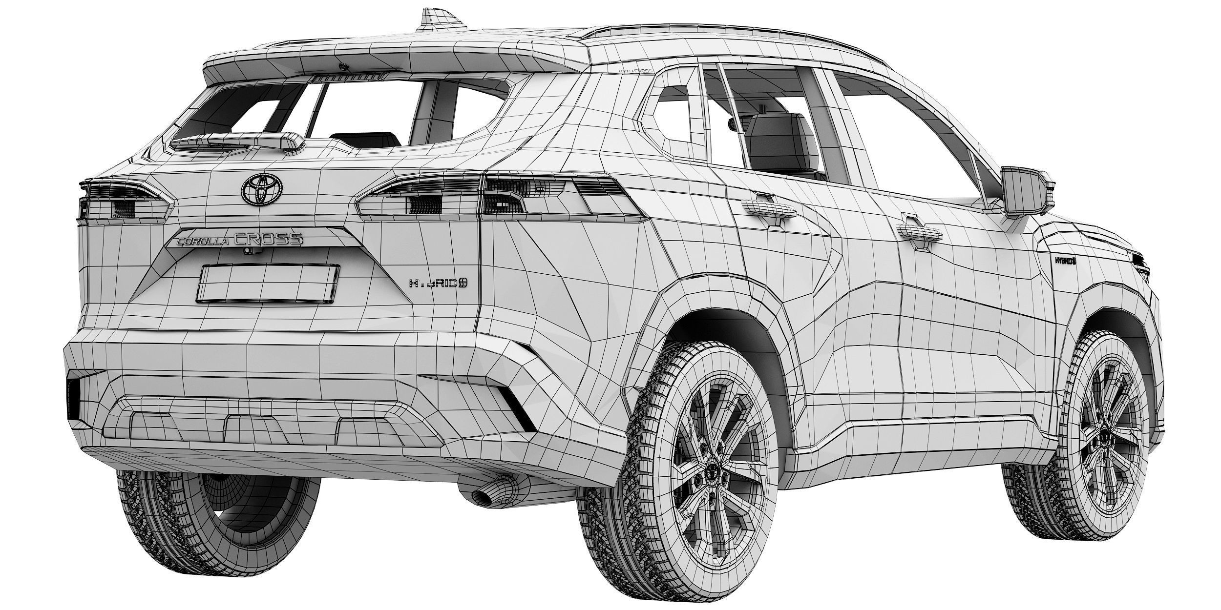 Toyota Corolla Cross 2023 3D model_16