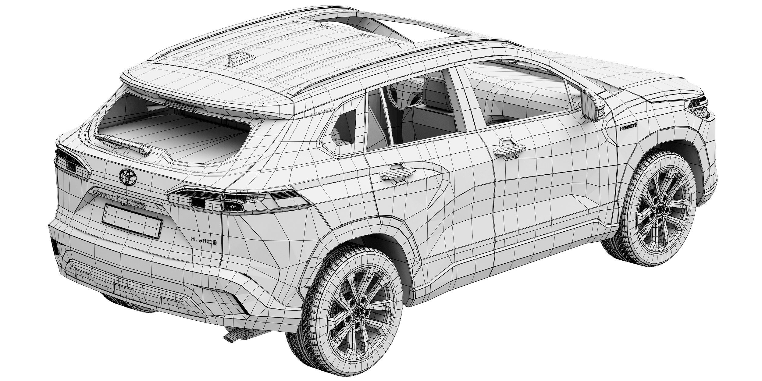 Toyota Corolla Cross 2023 3D model_17