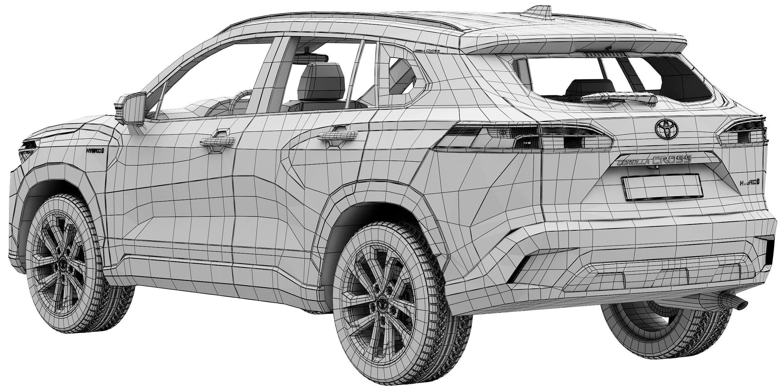 Toyota Corolla Cross 2023 3D model_15