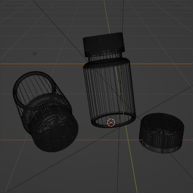 3d Model Bottle Suplement 3D model_3