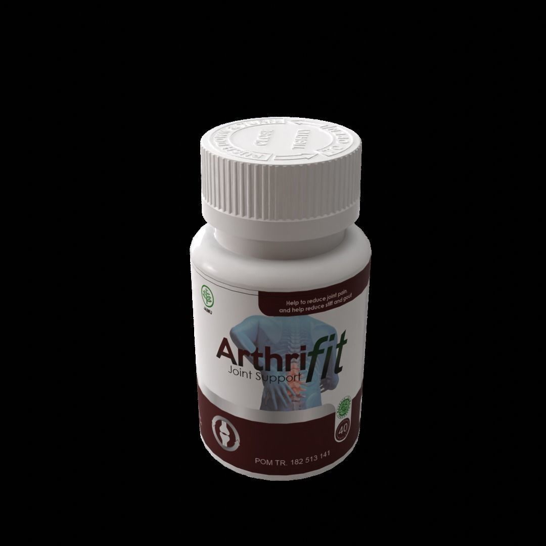 3d Model Bottle Suplement 3D model_1