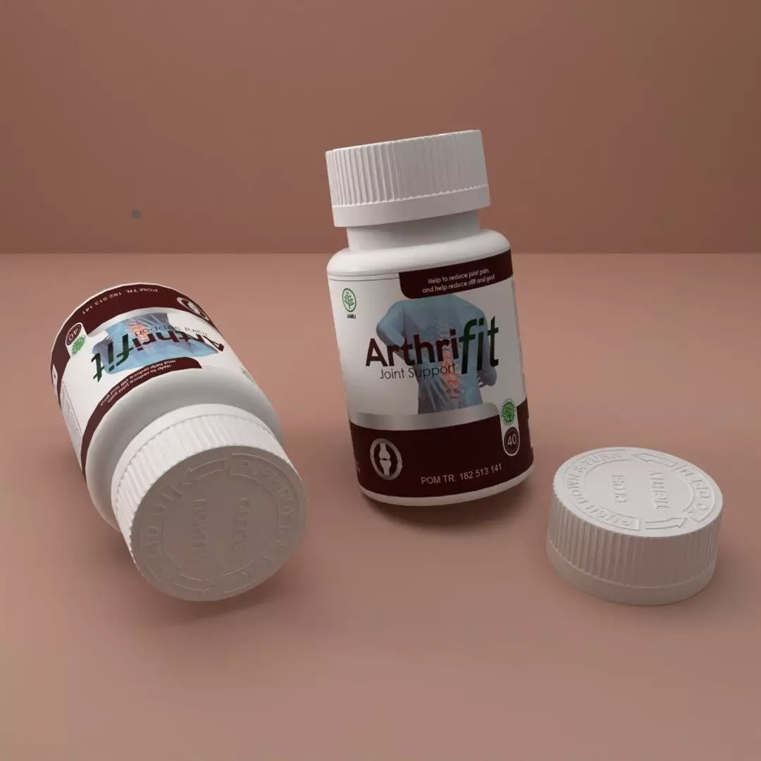 3d Model Bottle Suplement 3D model_0