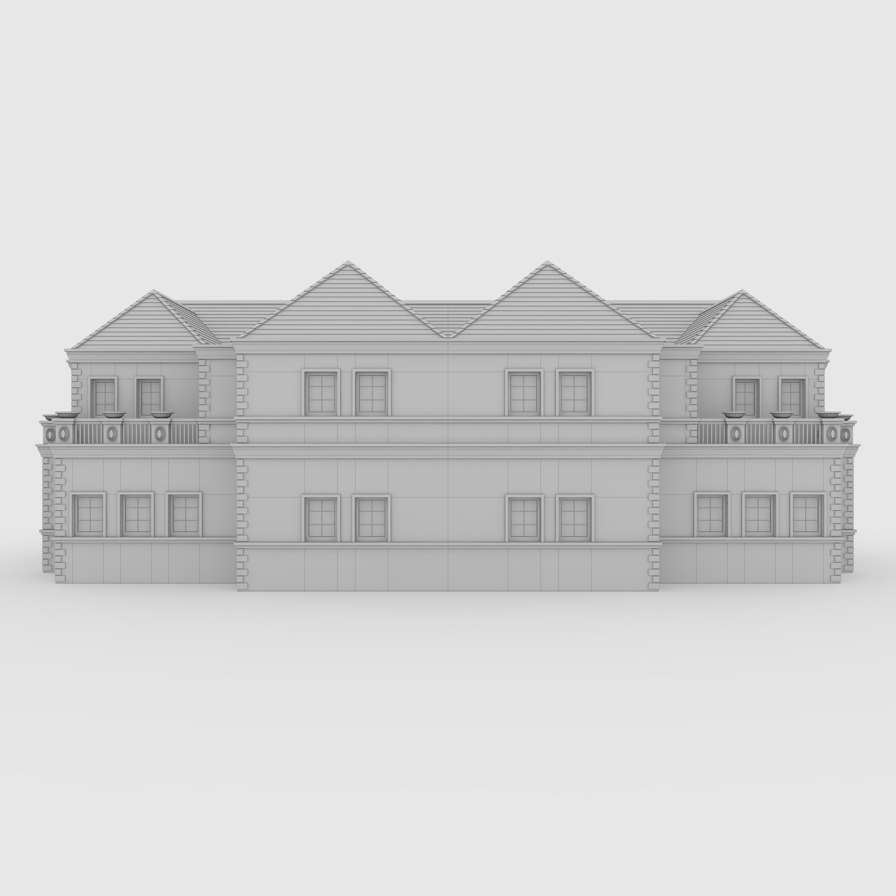 Villa 2 house 3D model_11