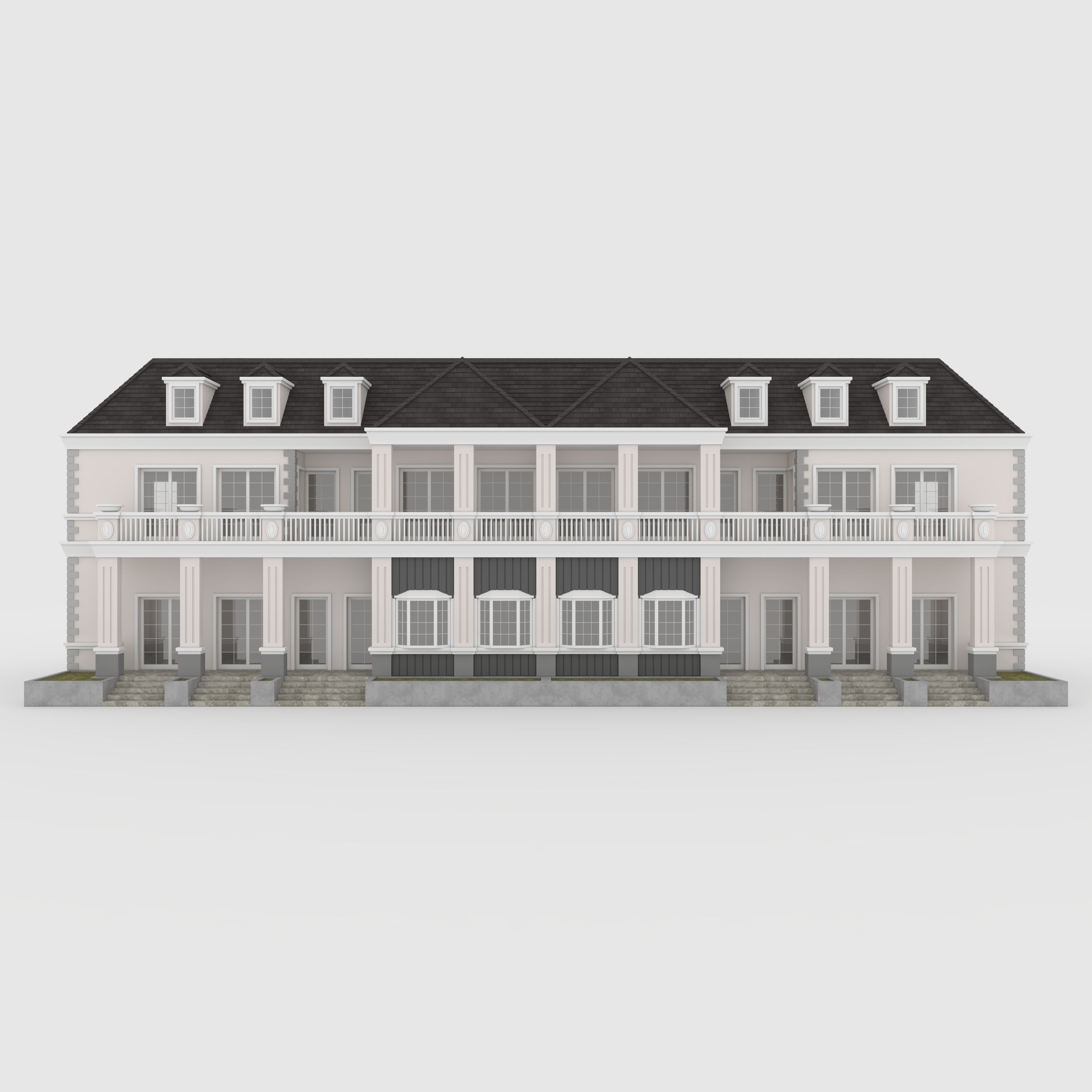 Villa 2 house 3D model_2