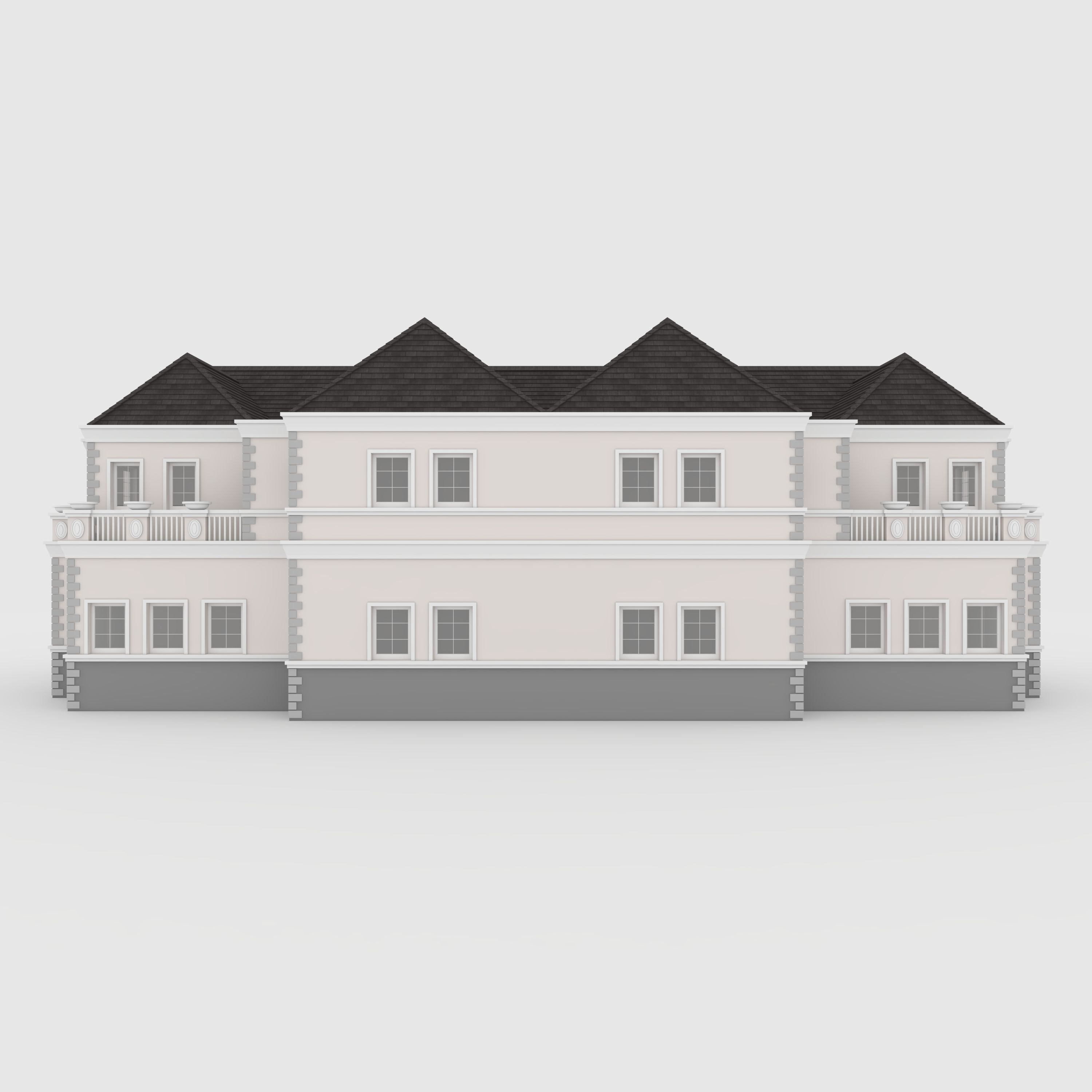 Villa 2 house 3D model_10