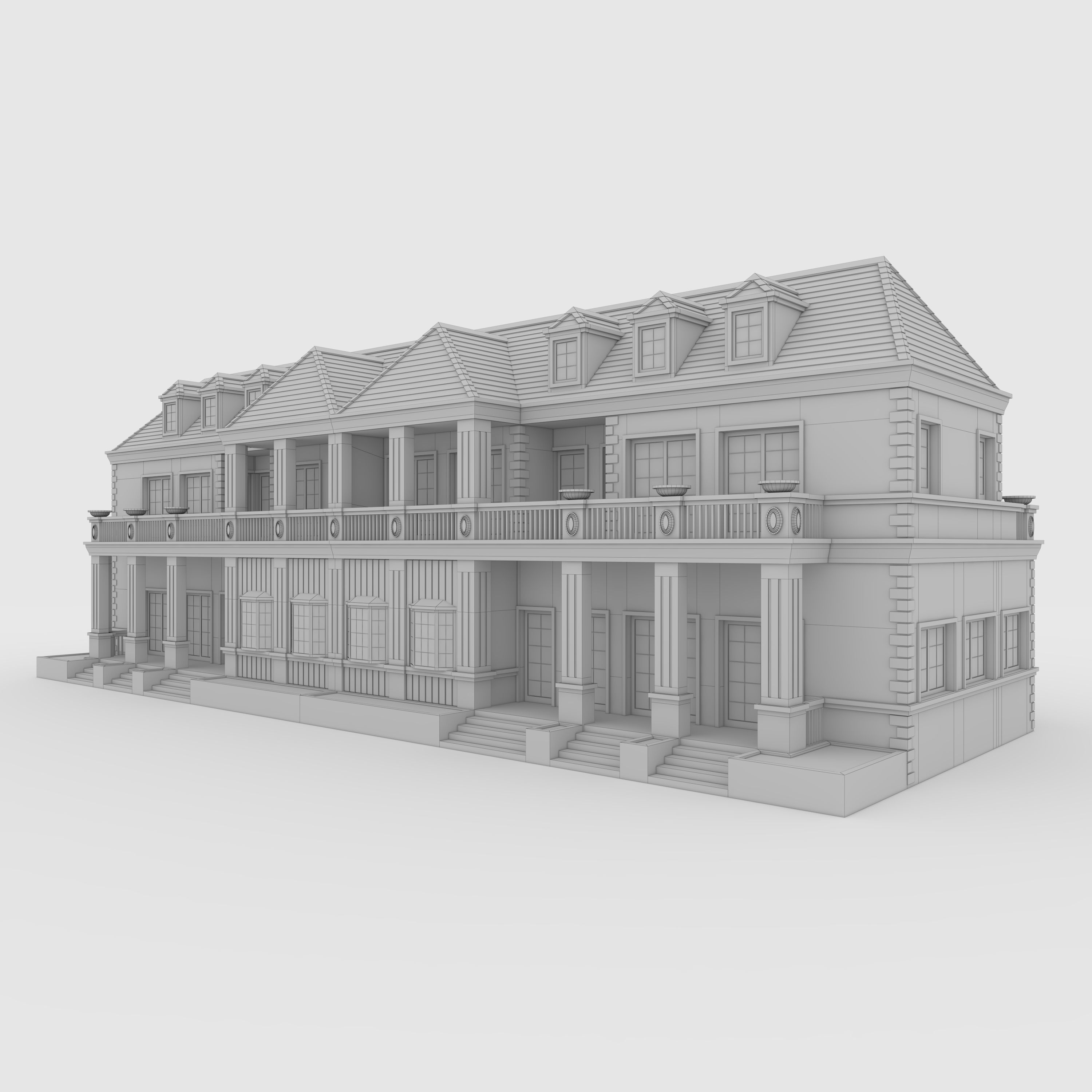 Villa 2 house 3D model_5