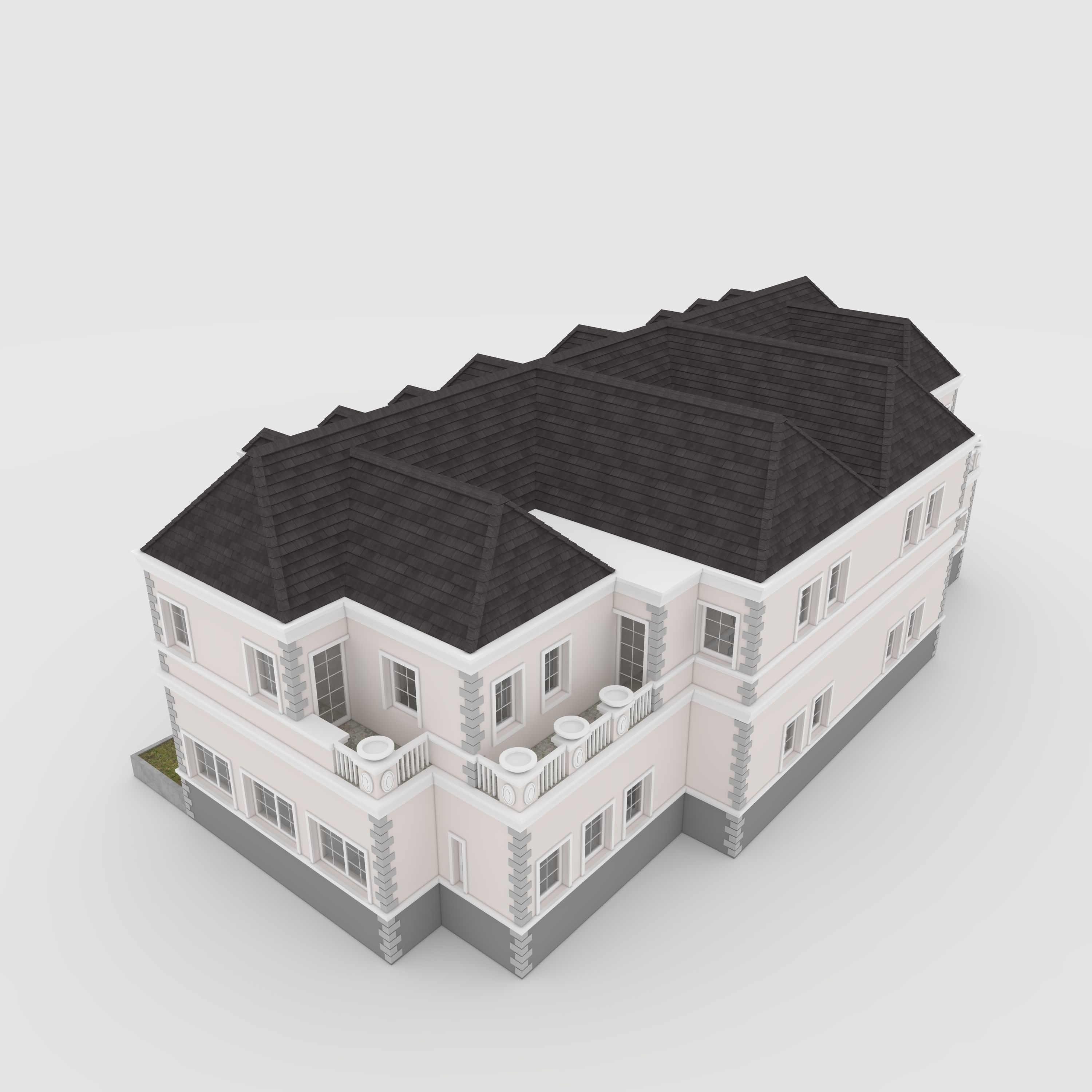 Villa 2 house 3D model_32