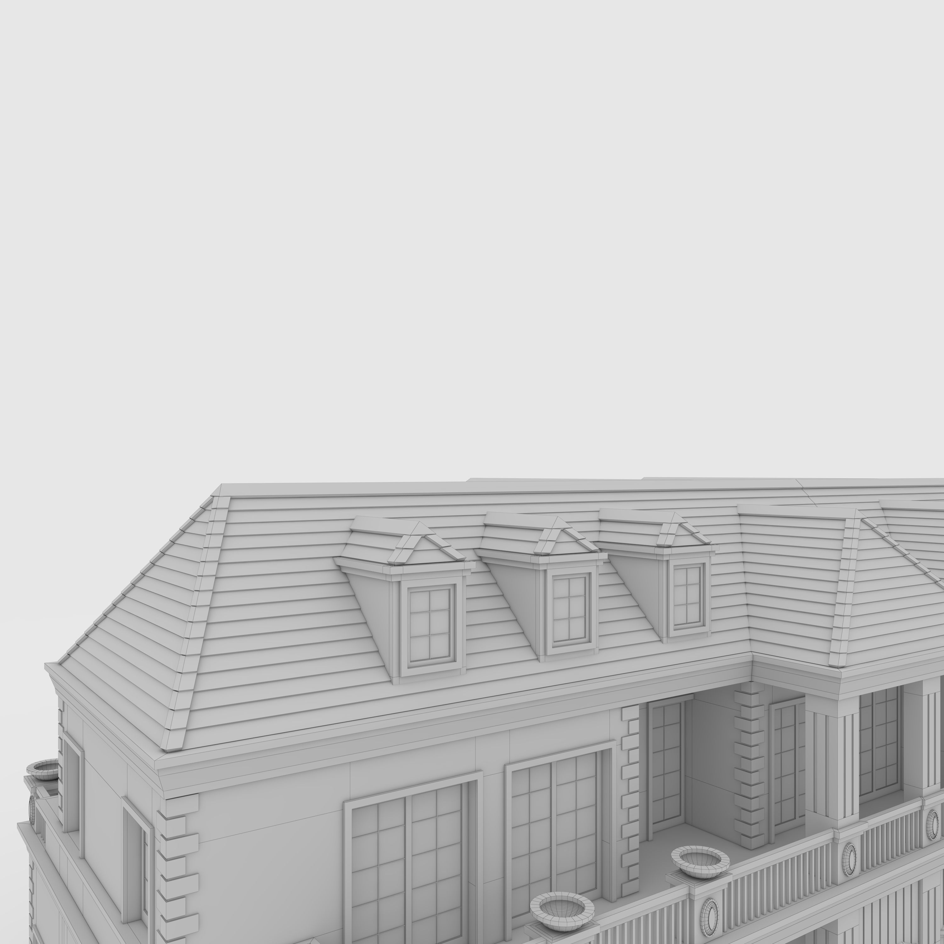 Villa 2 house 3D model_19