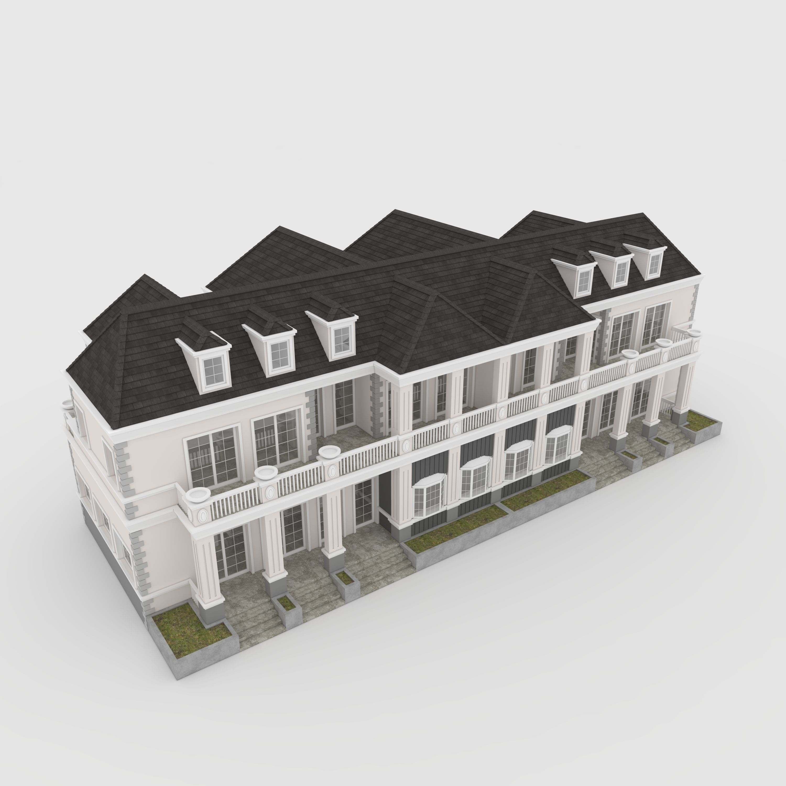 Villa 2 house 3D model_26