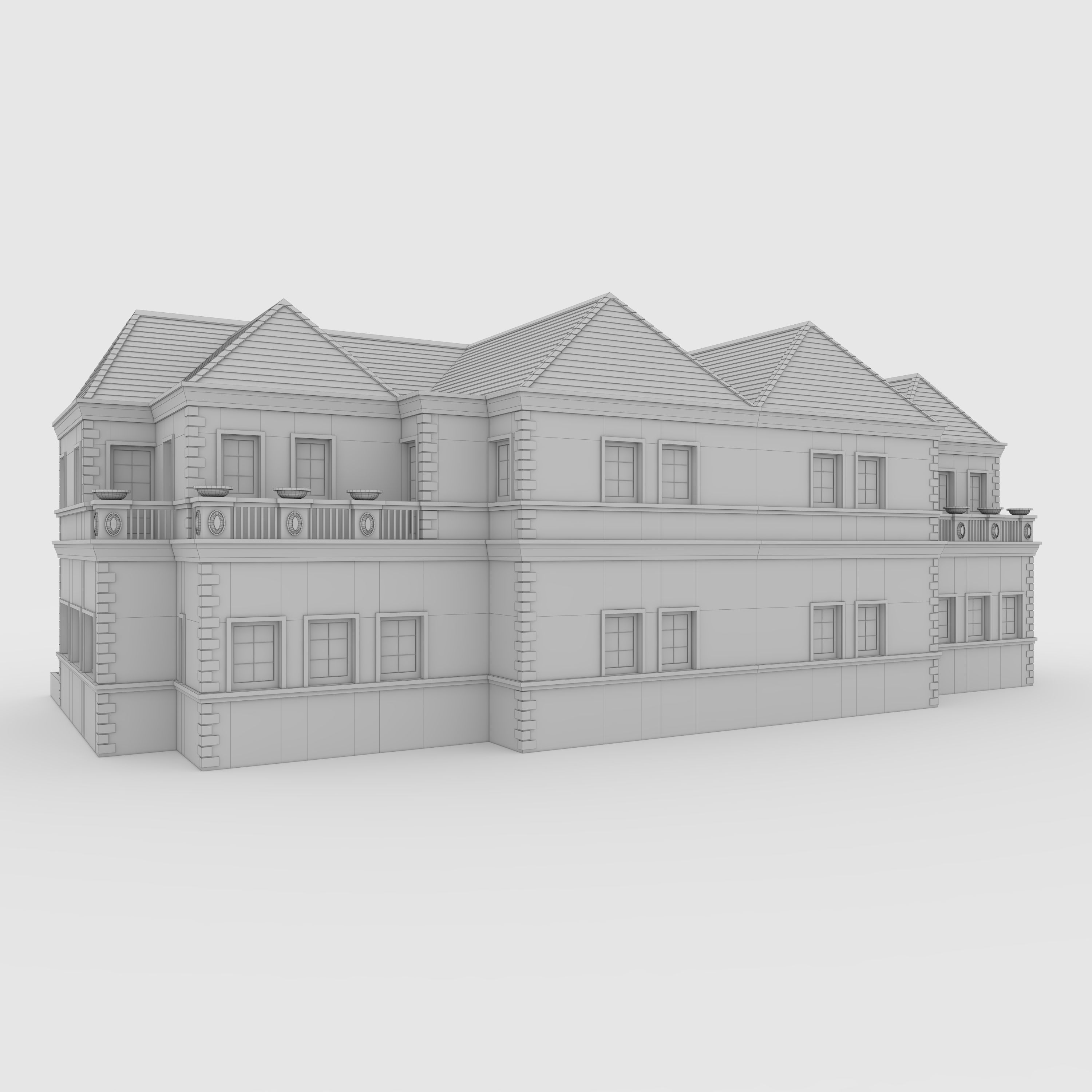 Villa 2 house 3D model_9