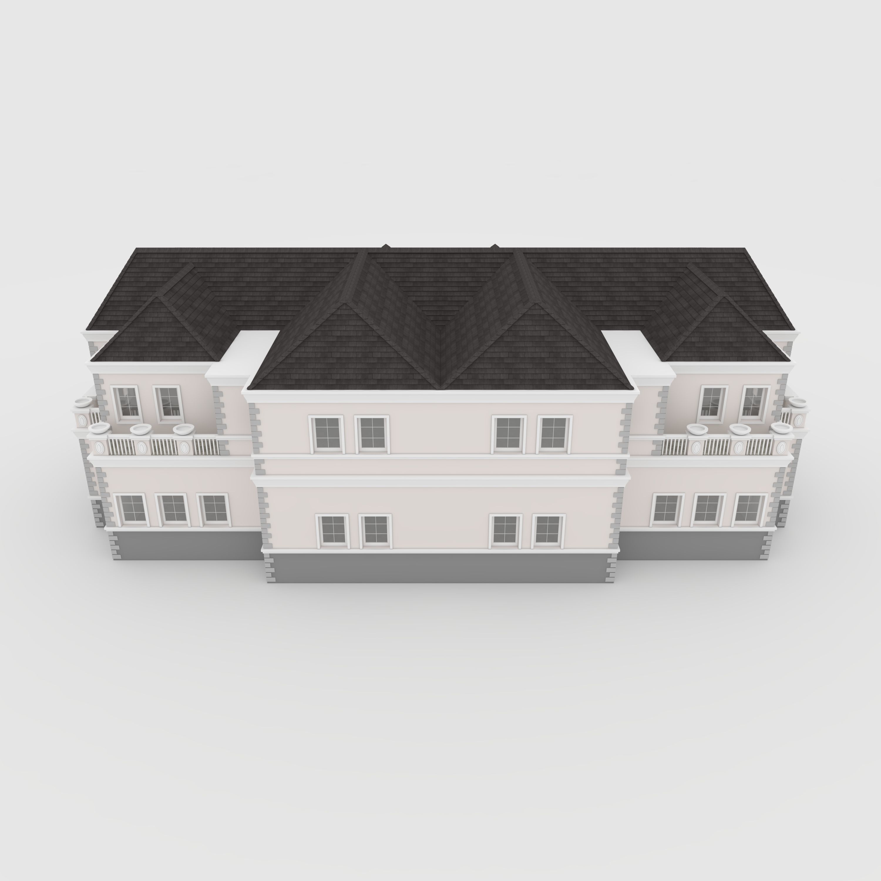 Villa 2 house 3D model_36