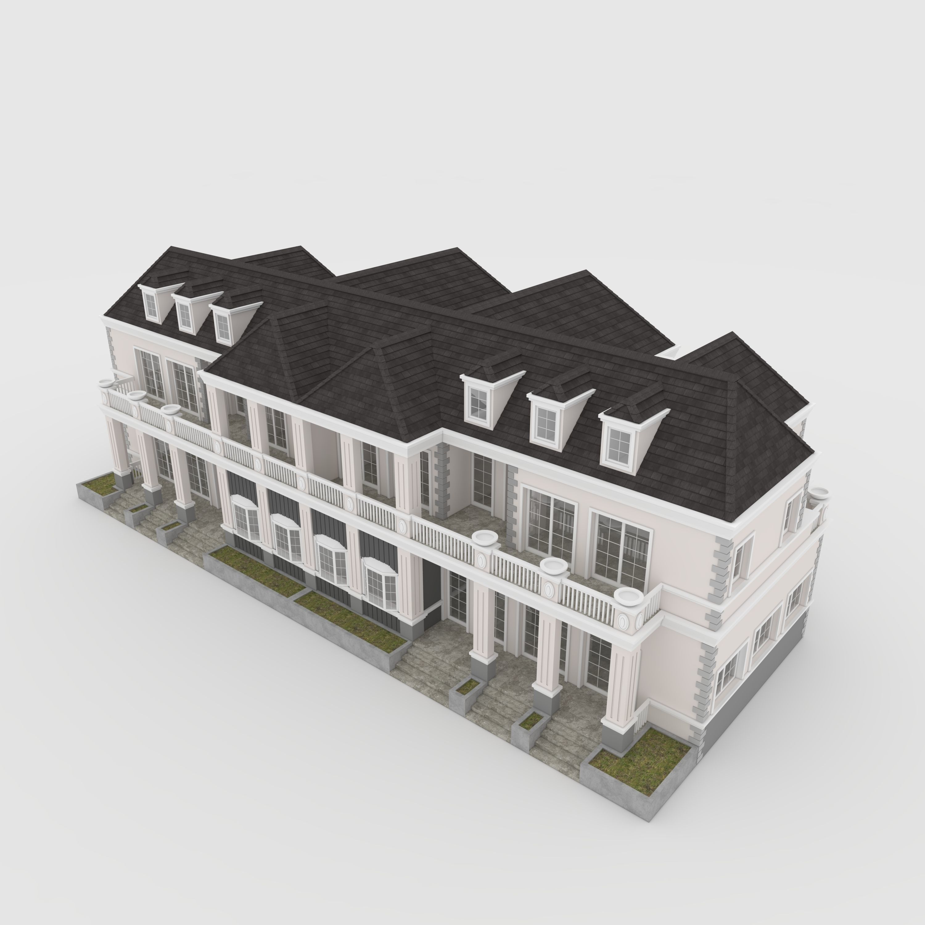 Villa 2 house 3D model_30
