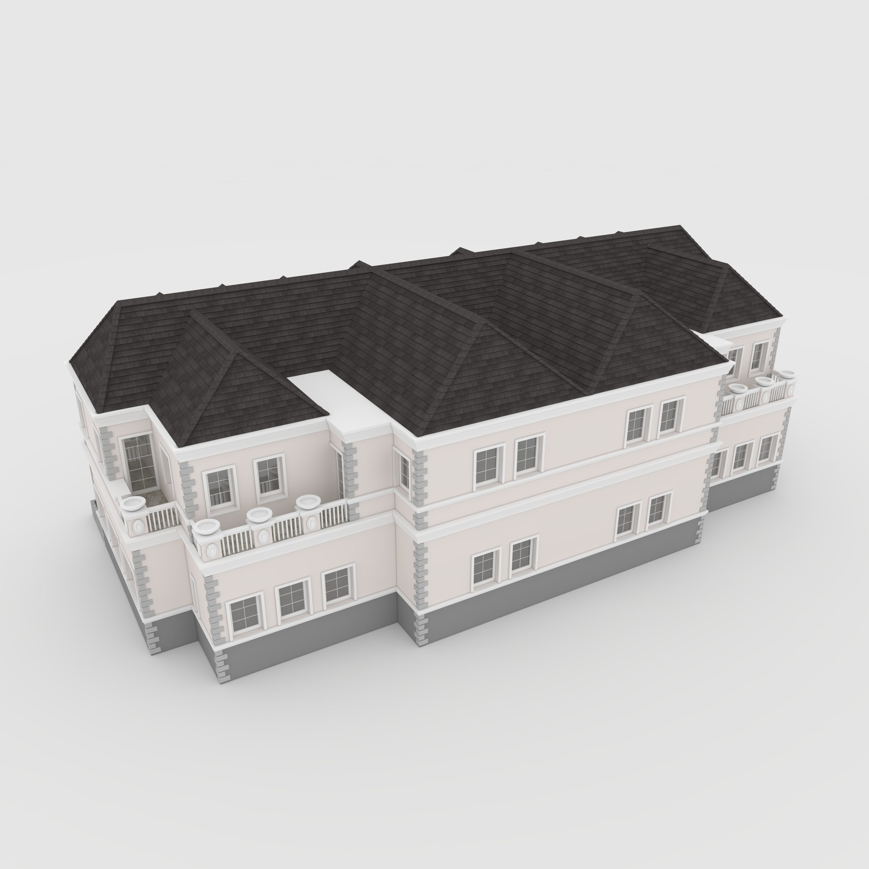 Villa 2 house 3D model_34