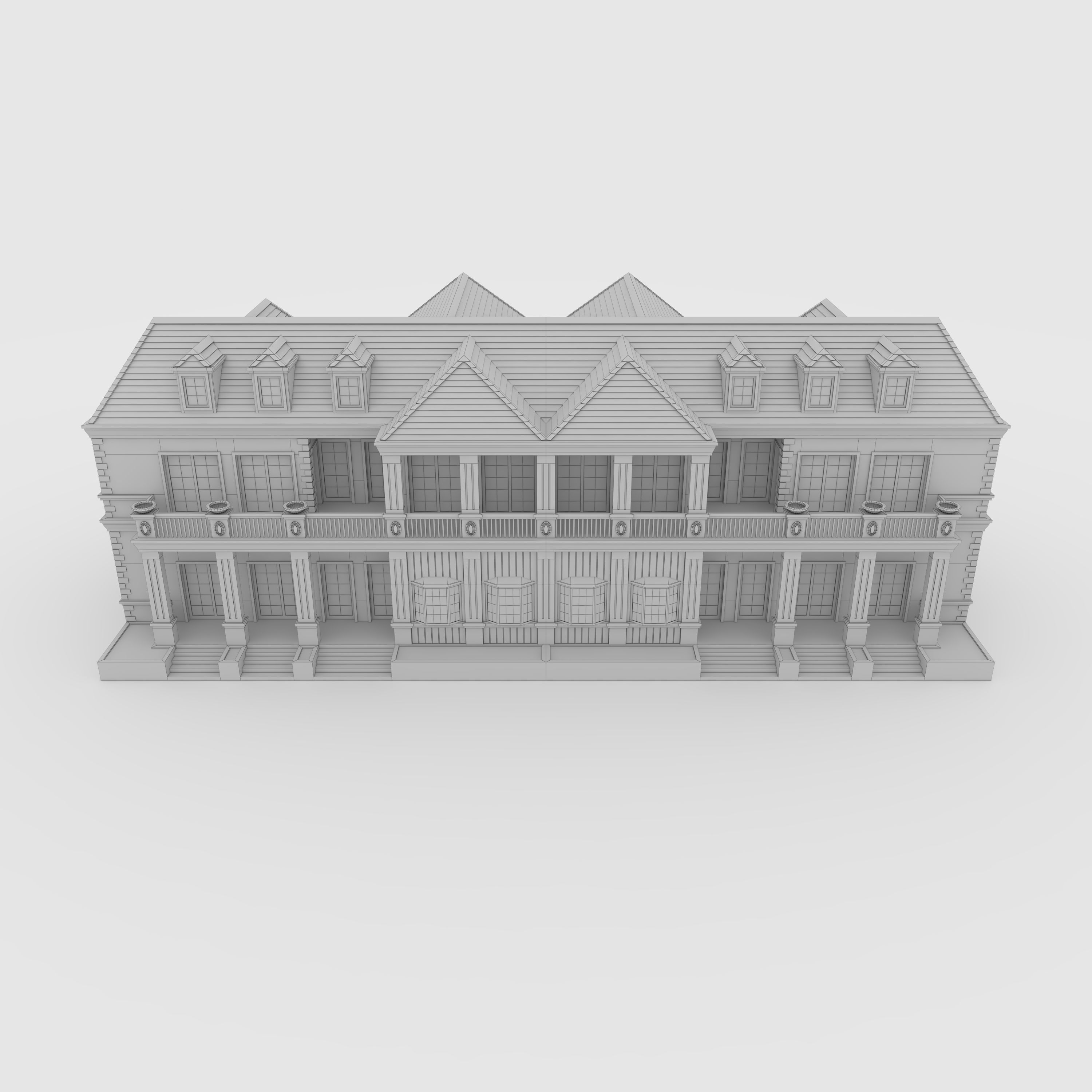 Villa 2 house 3D model_29