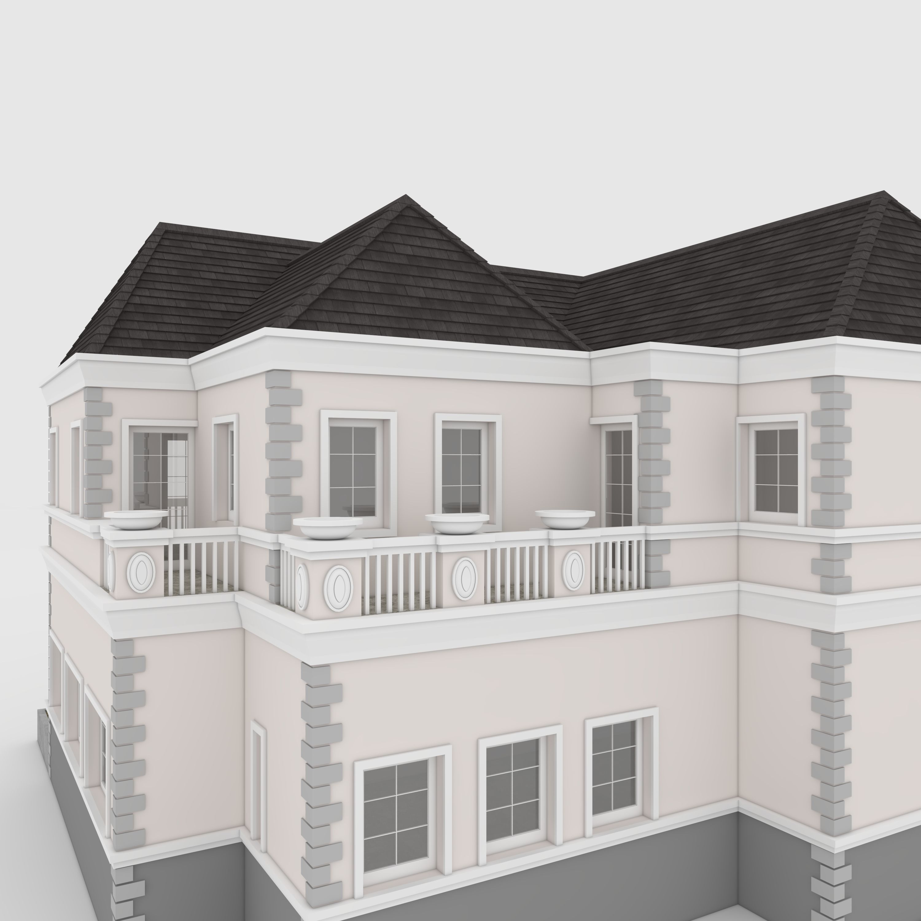 Villa 2 house 3D model_22