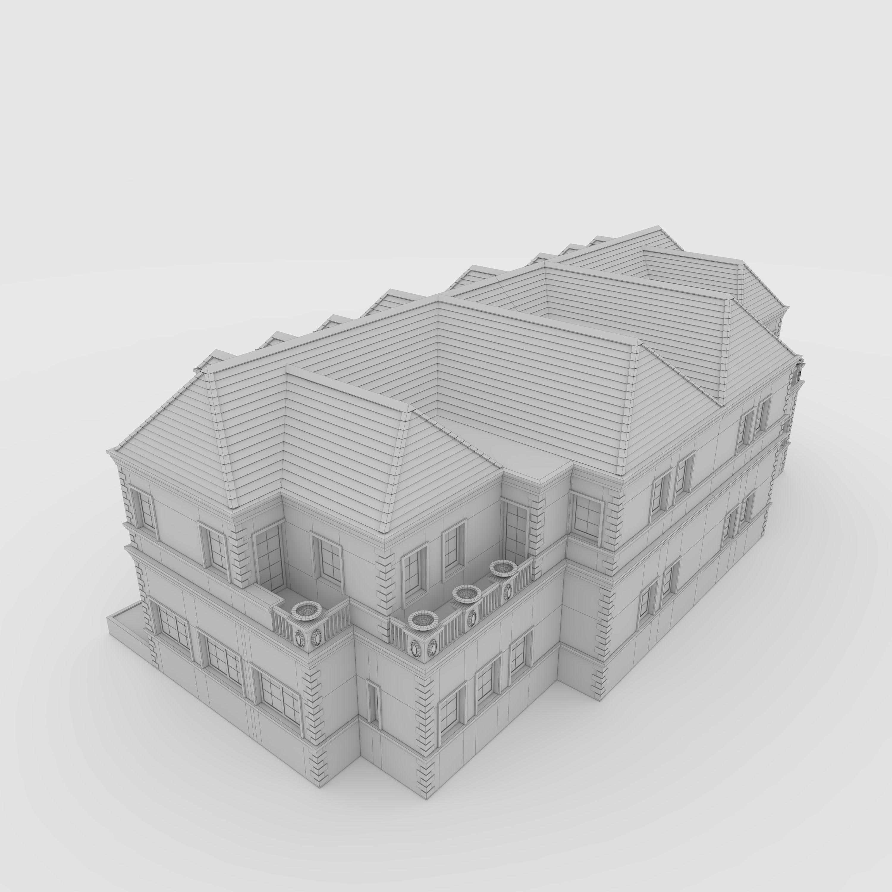 Villa 2 house 3D model_33