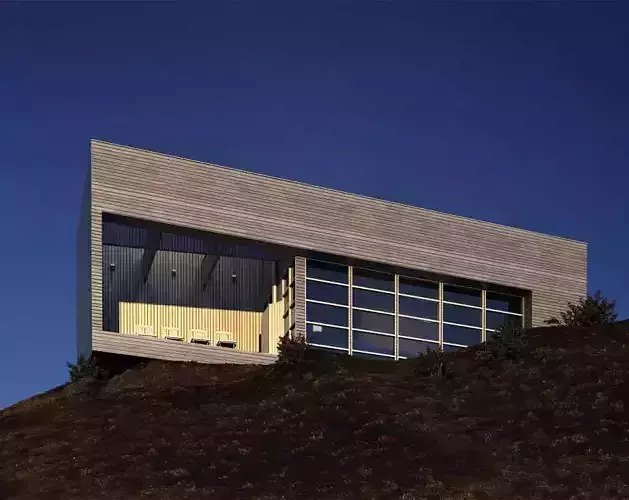 Modern House On A Mountain