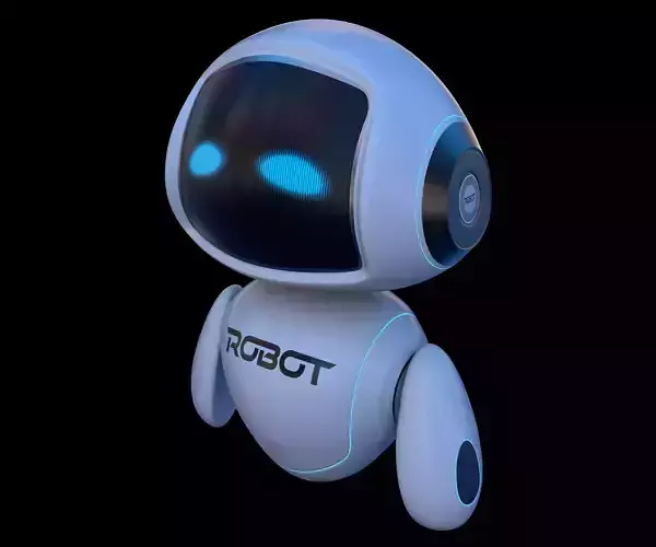 Cartoon Baby Robot 3D model