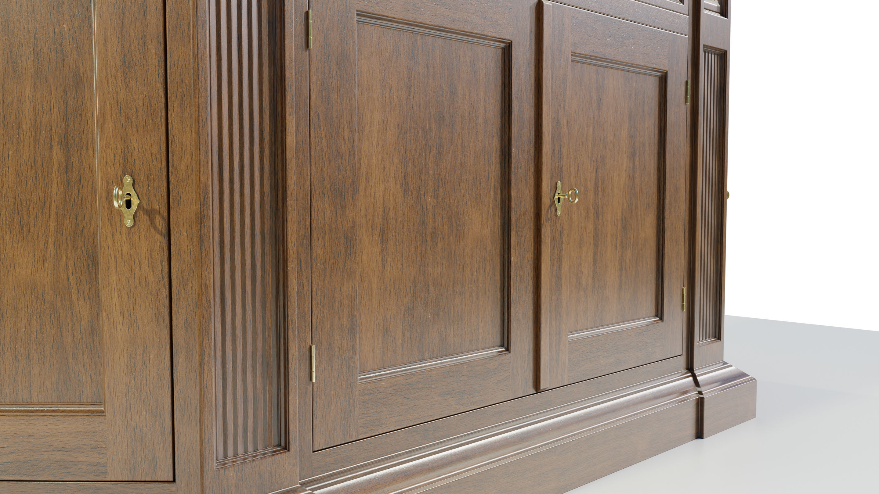 Classic Low Cabinet 3D model_9