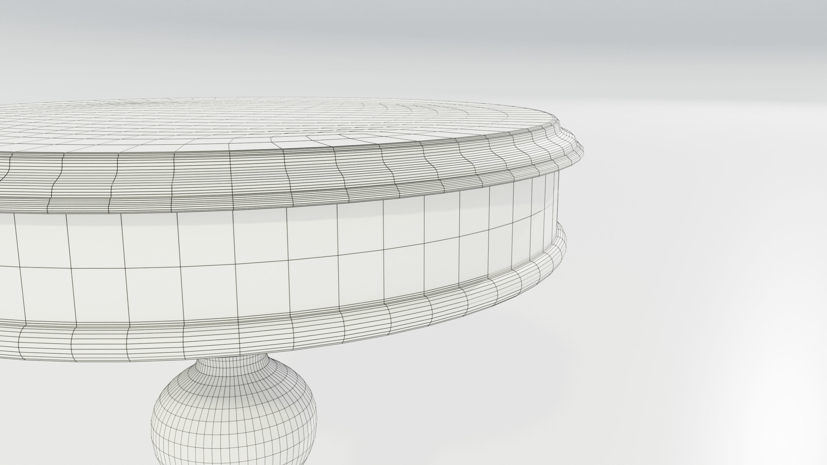 Classic Side Table 3D model_19