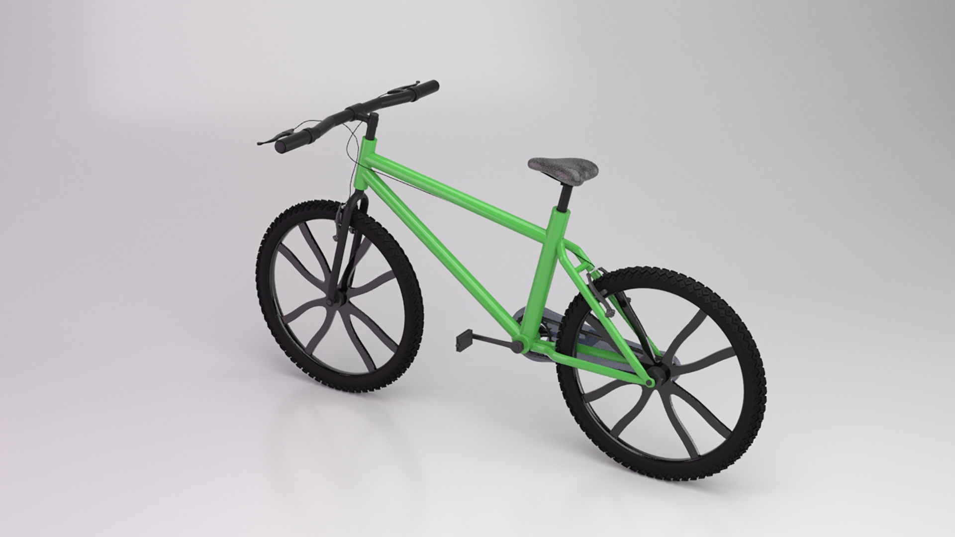 bicycle 3D model mountain bike 3D model_3
