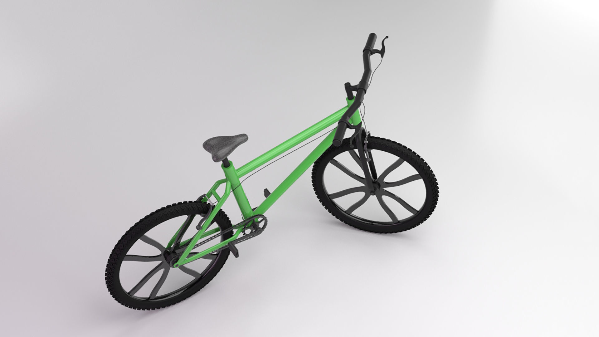 bicycle 3D model mountain bike 3D model_8