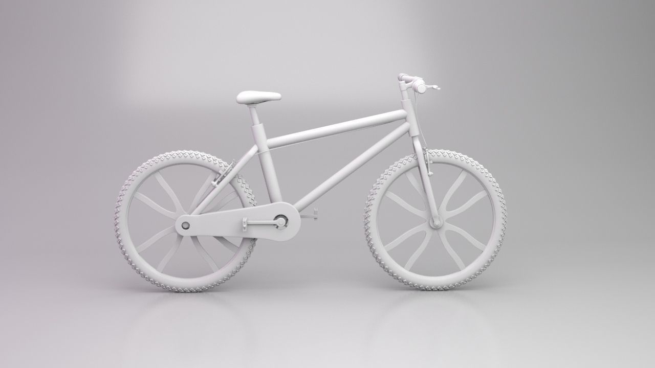 bicycle 3D model mountain bike 3D model_11