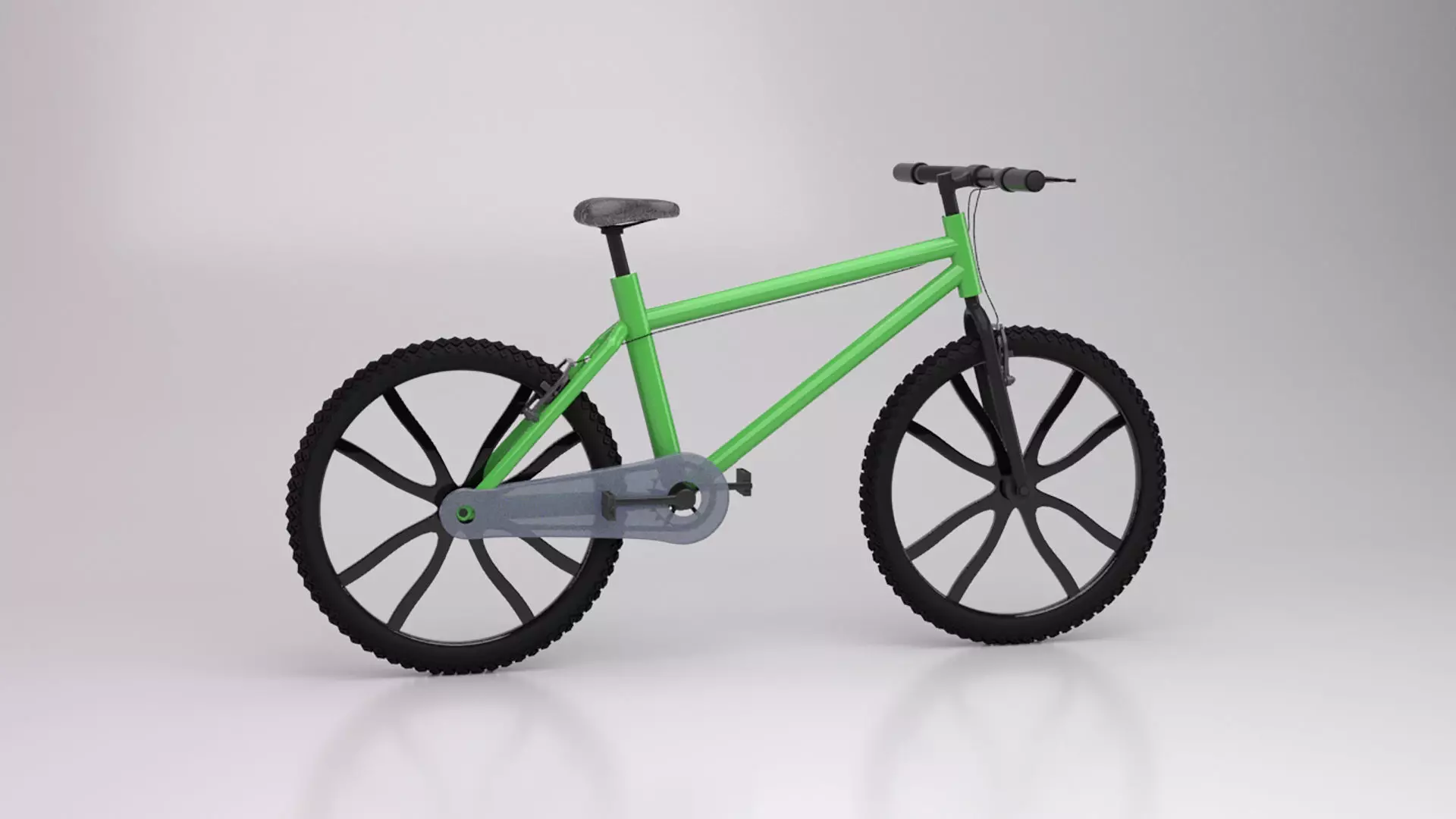 bicycle 3D model mountain bike 3D model_0